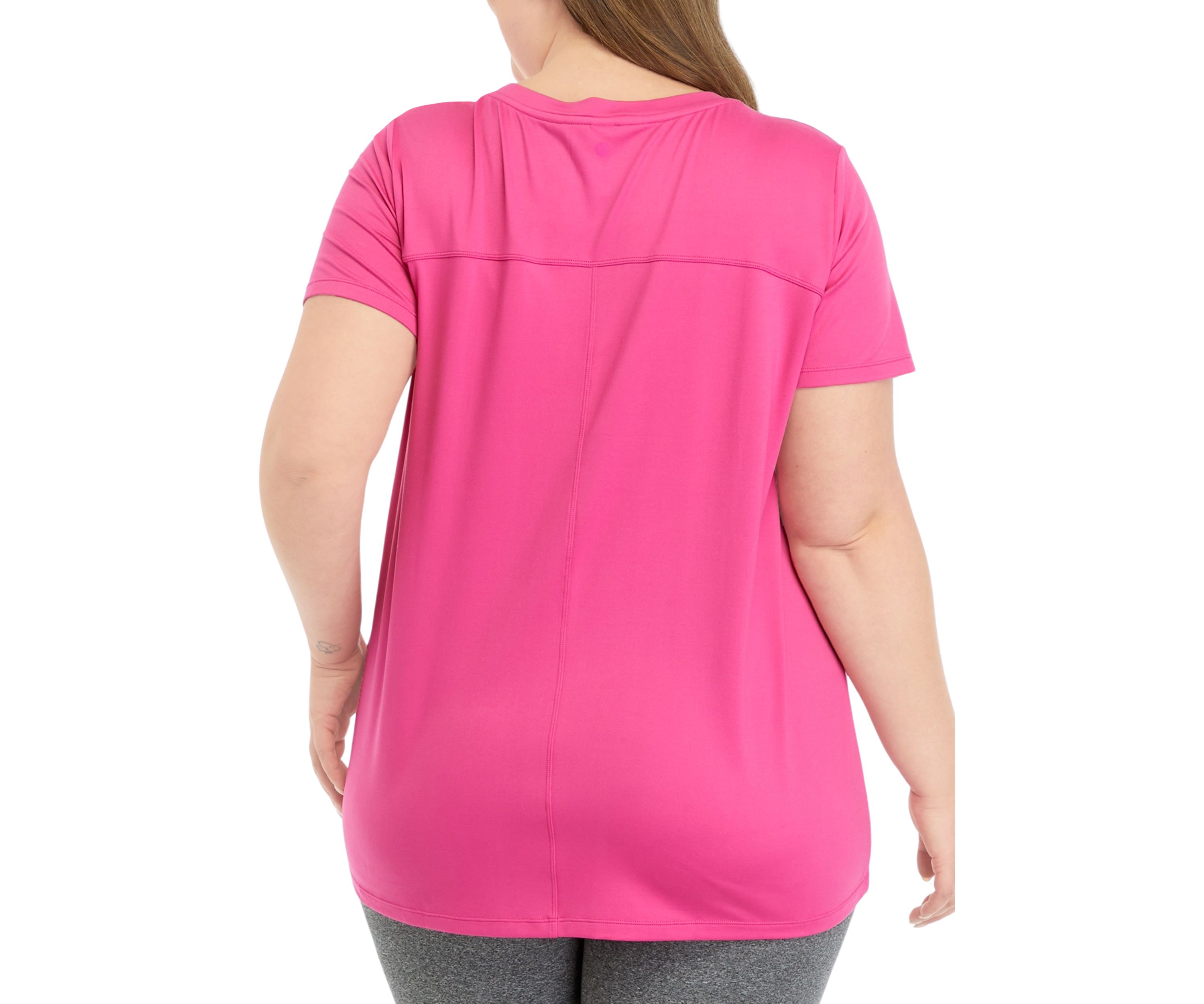 Plus Size Short Sleeve Super Soft Sloane V-Neck T-Shirt