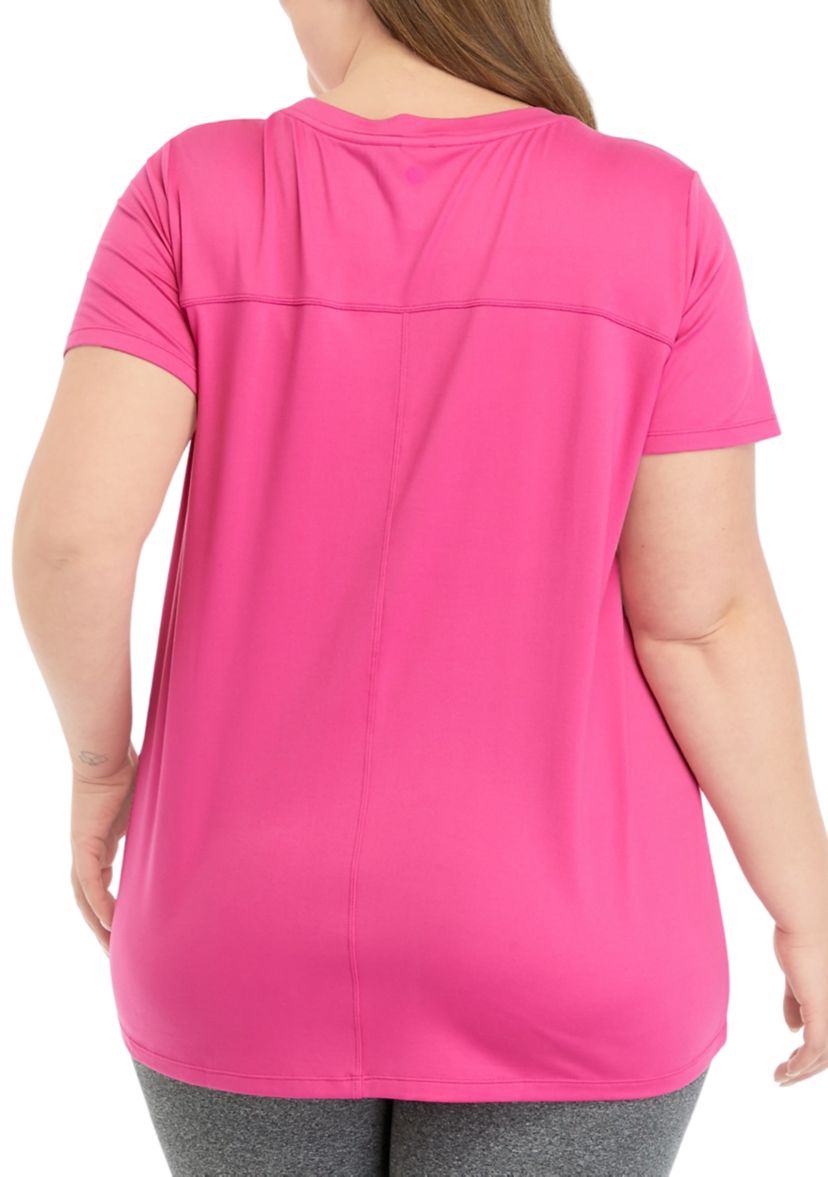 Plus Size Short Sleeve Super Soft Sloane V-Neck T-Shirt