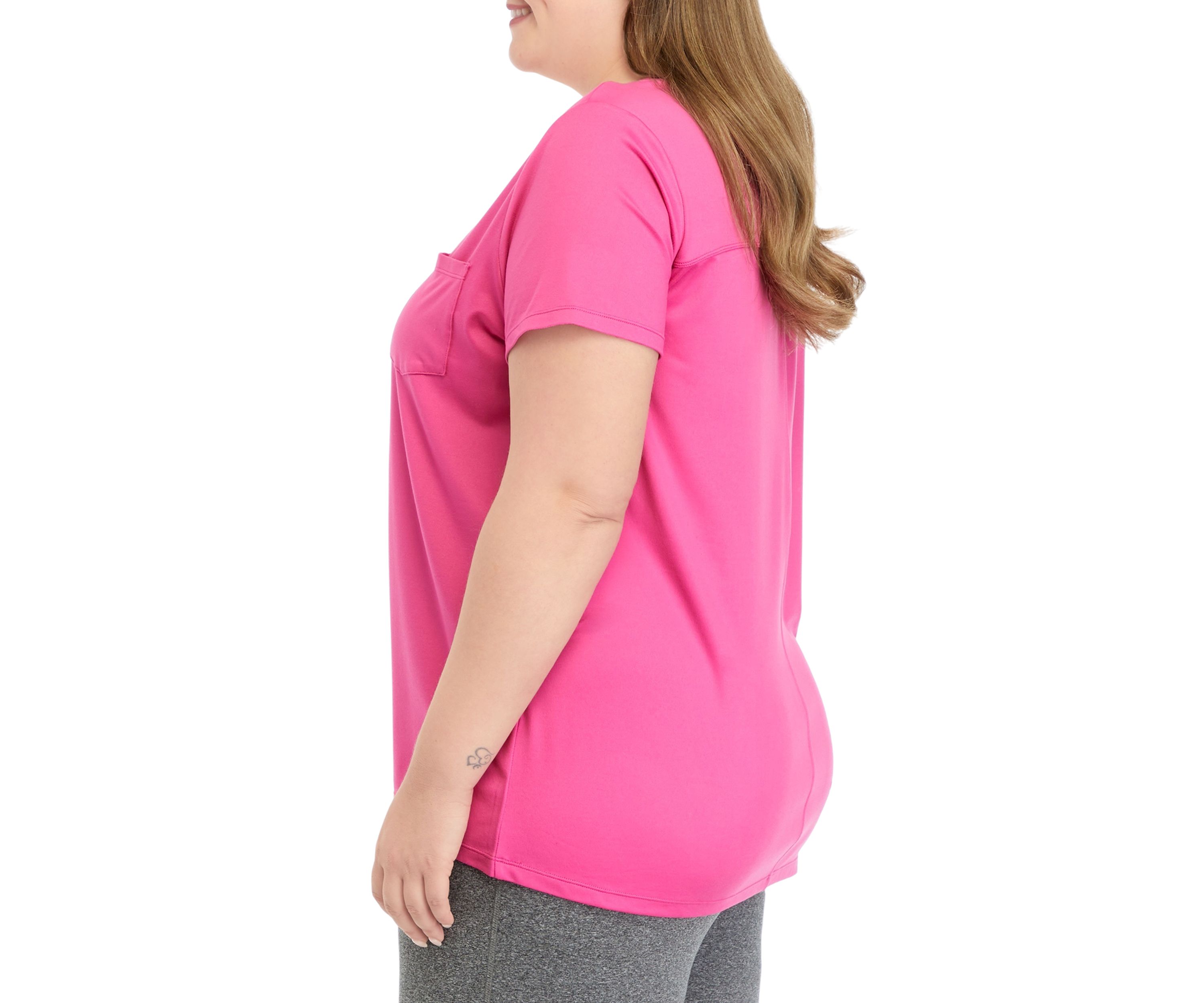 Plus Size Short Sleeve Super Soft Sloane V-Neck T-Shirt