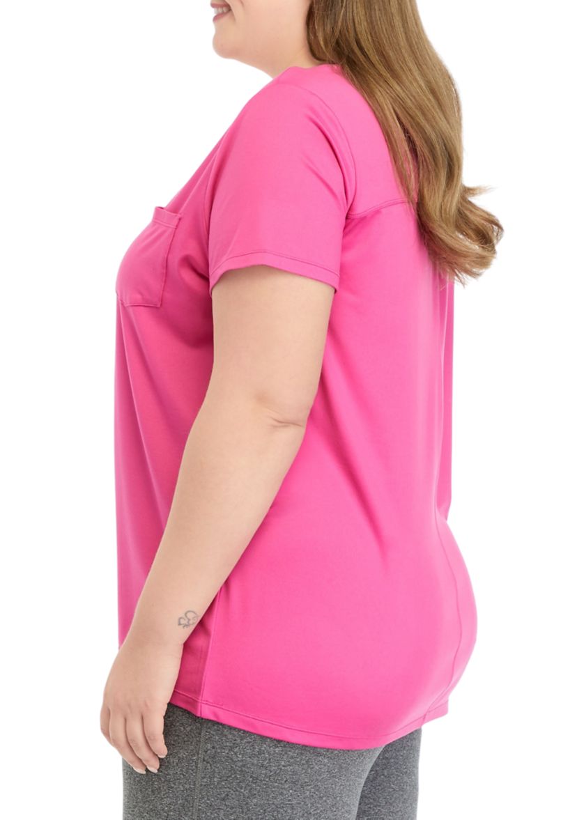 Plus Size Short Sleeve Super Soft Sloane V-Neck T-Shirt