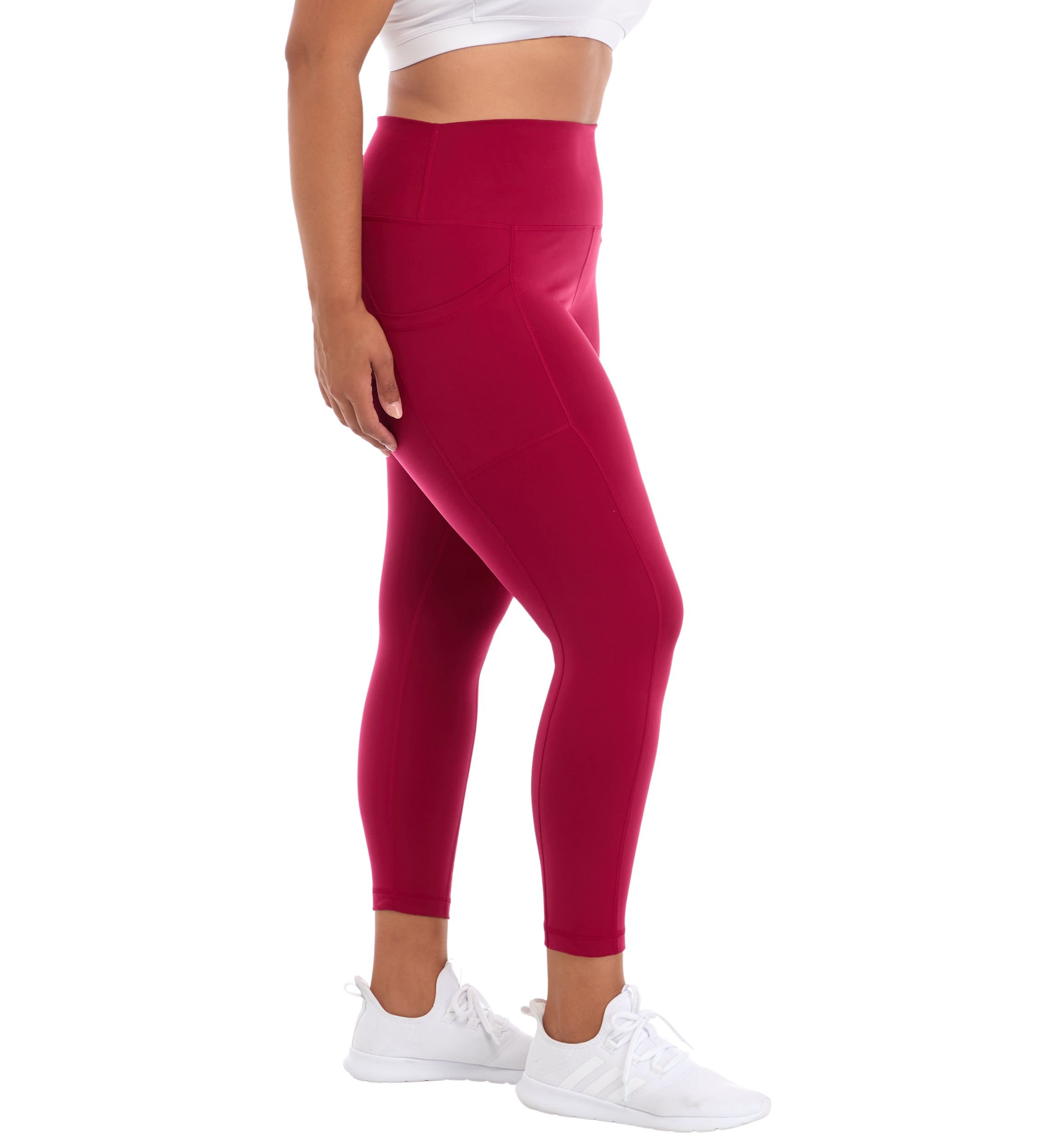 Plus Size High Rise Ankle Leggings