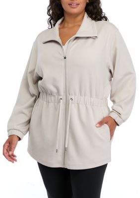 Belk plus size jackets best sale