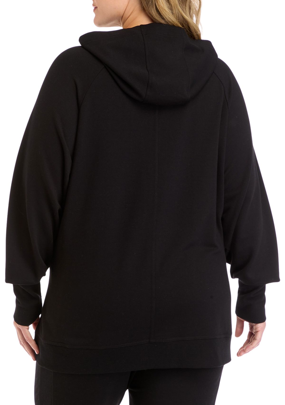 Plus Size Terry Brushed Hoodie