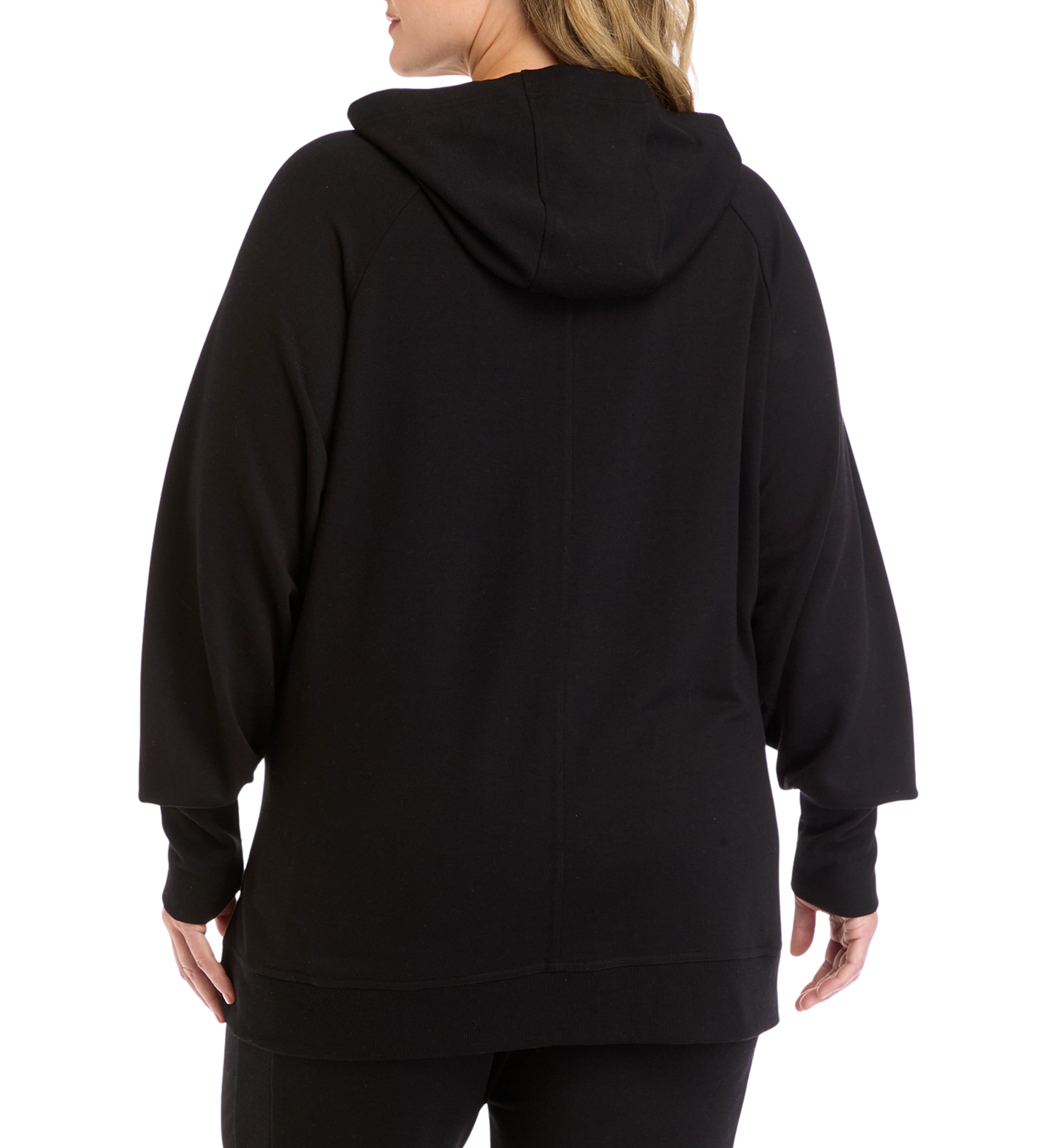 Plus Size Terry Brushed Hoodie
