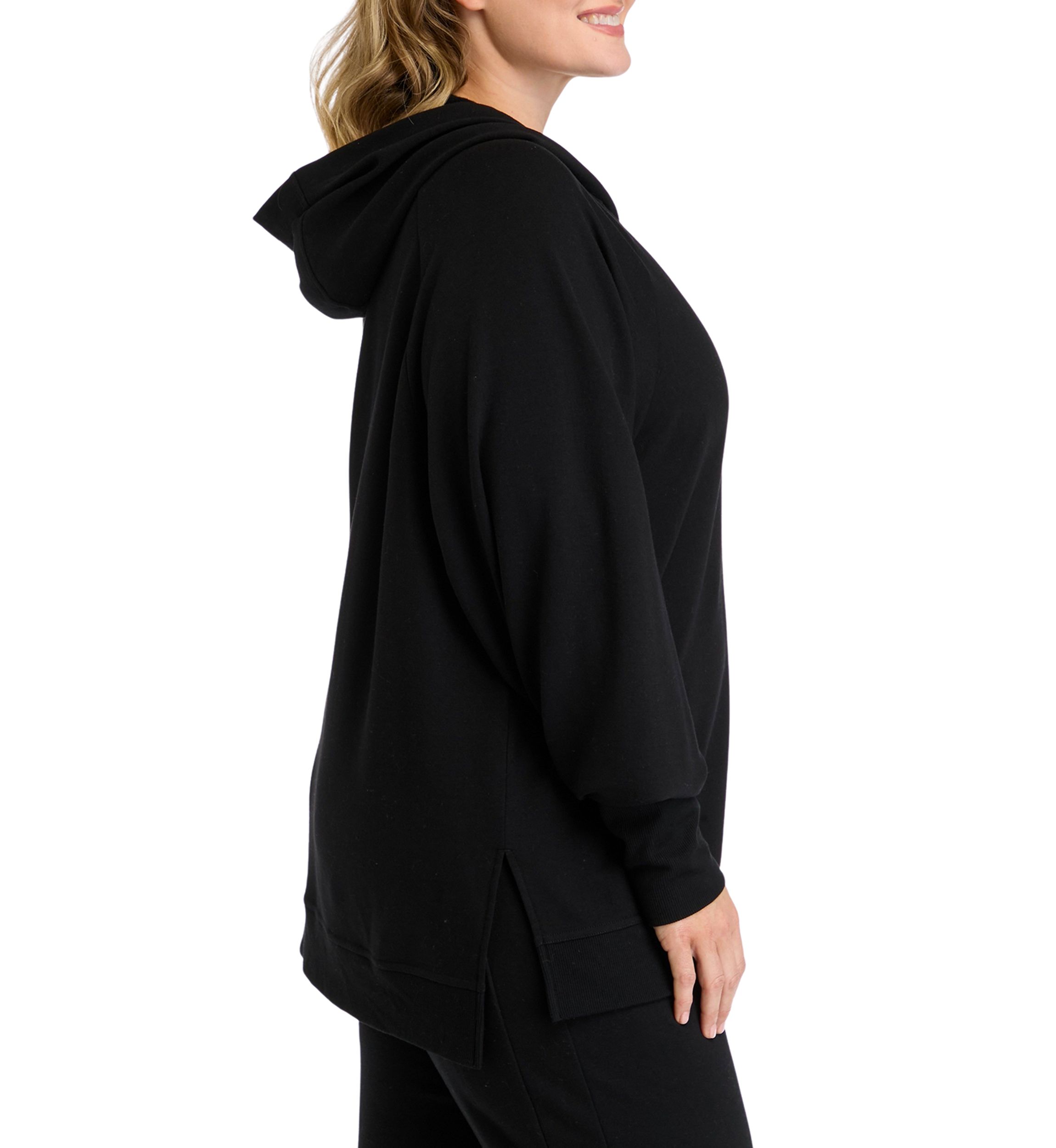 Plus Size Terry Brushed Hoodie