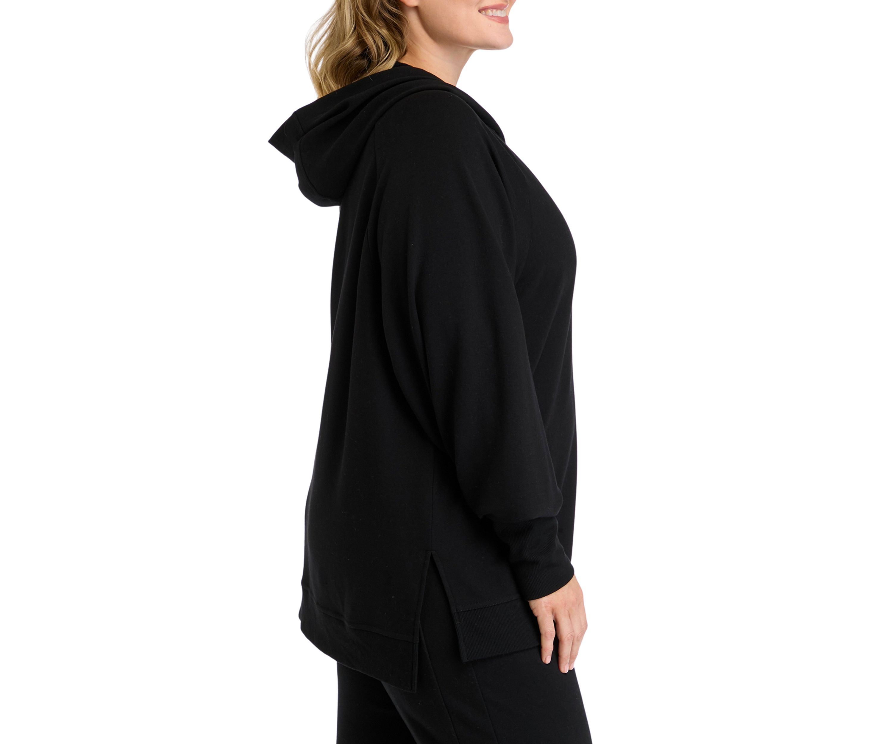 Plus Size Terry Brushed Hoodie