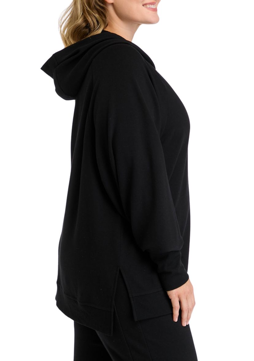 Plus Size Terry Brushed Hoodie