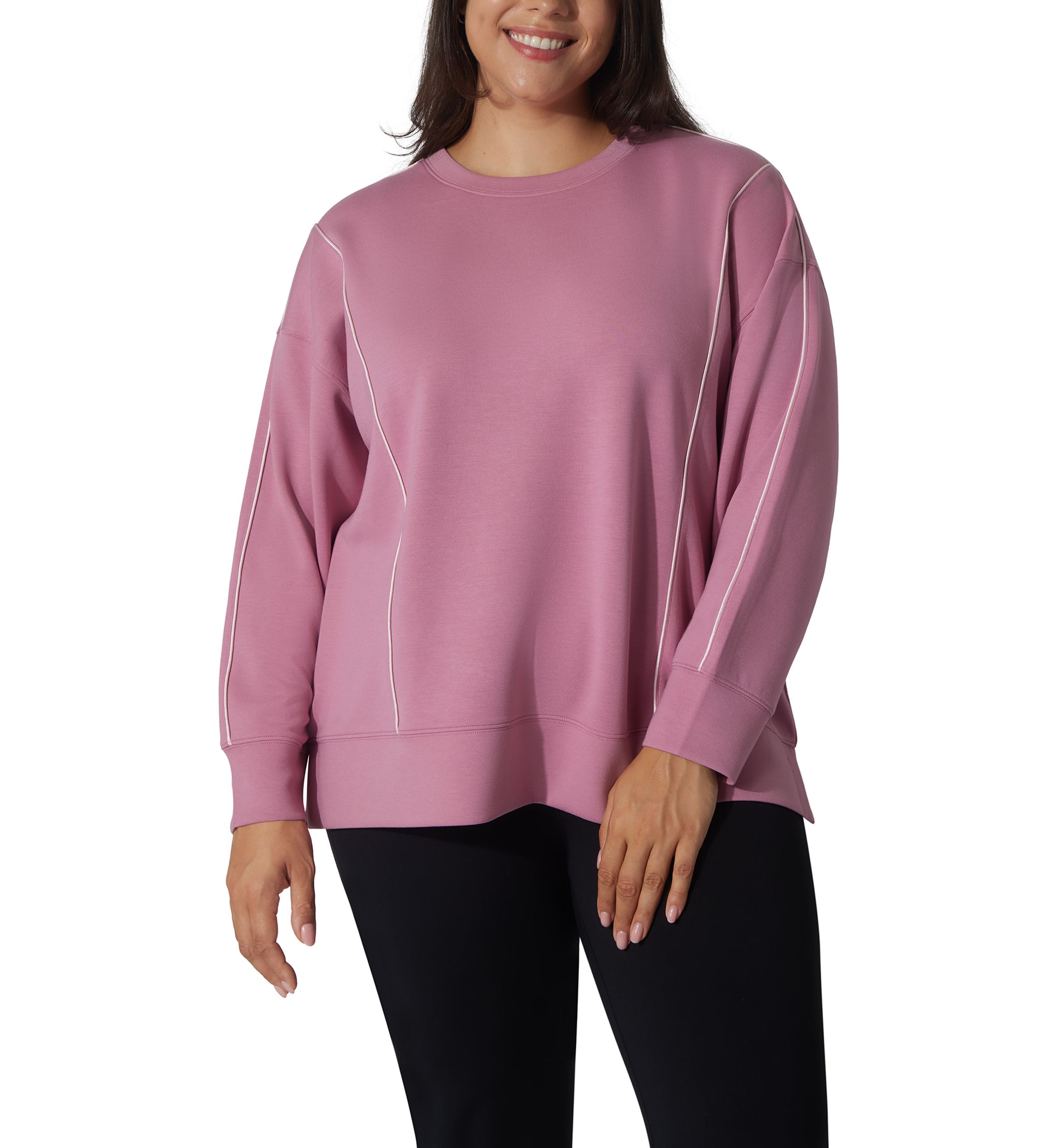 Plus Size Scuba Crew Pullover