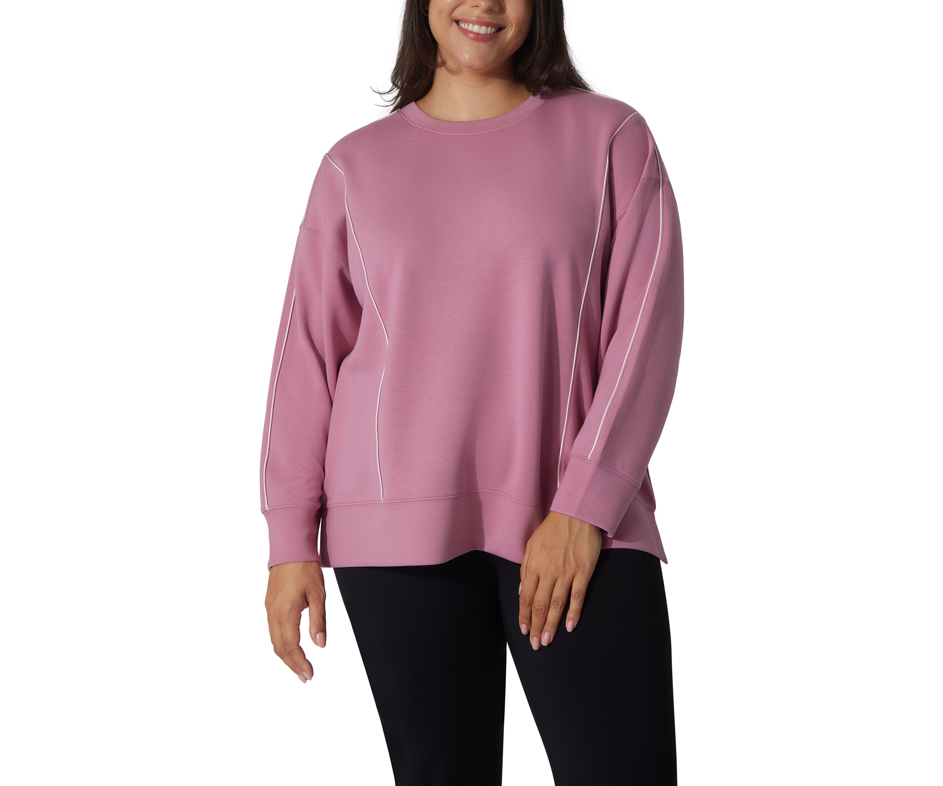 Plus Size Scuba Crew Pullover