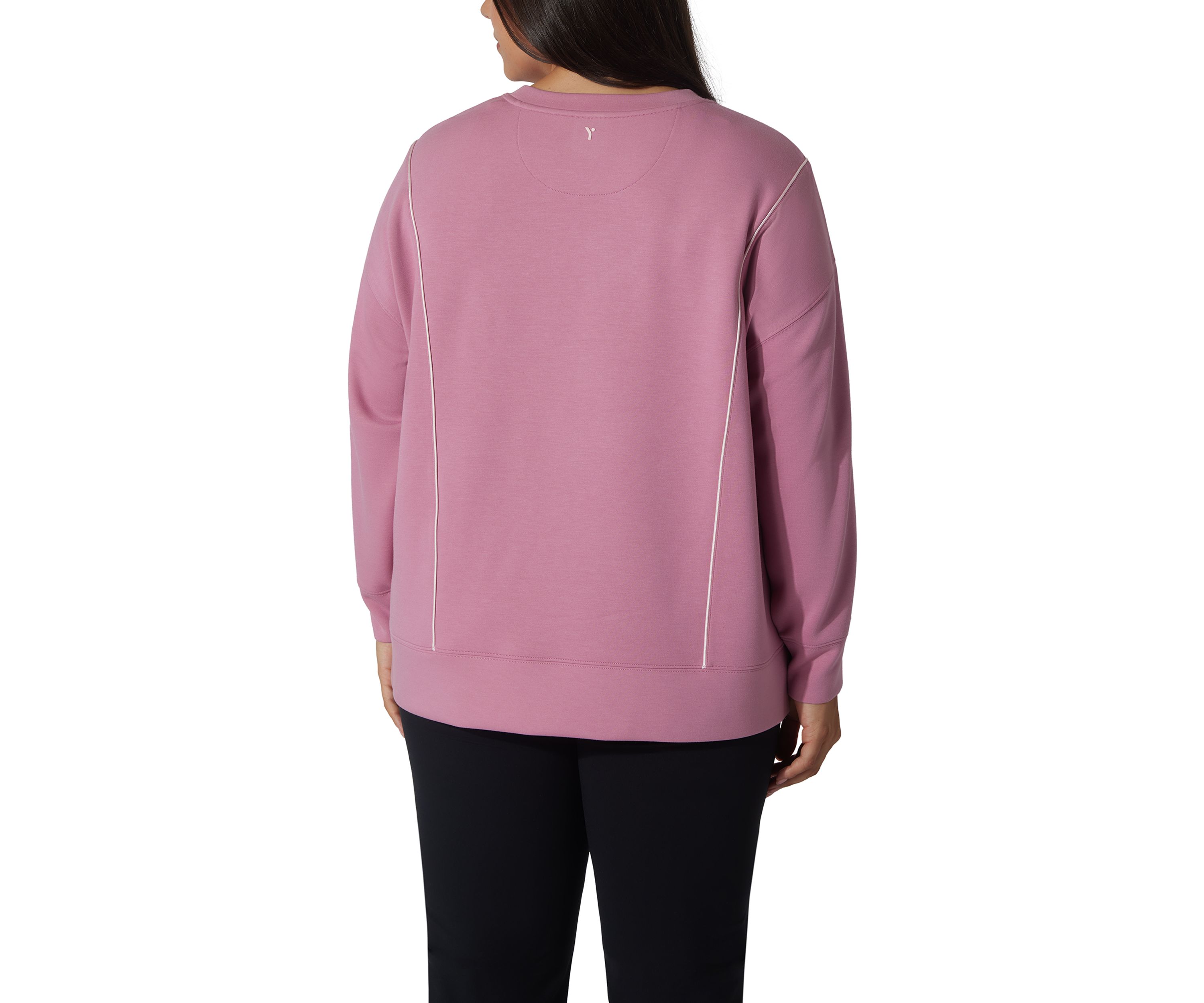 Plus Size Scuba Crew Pullover