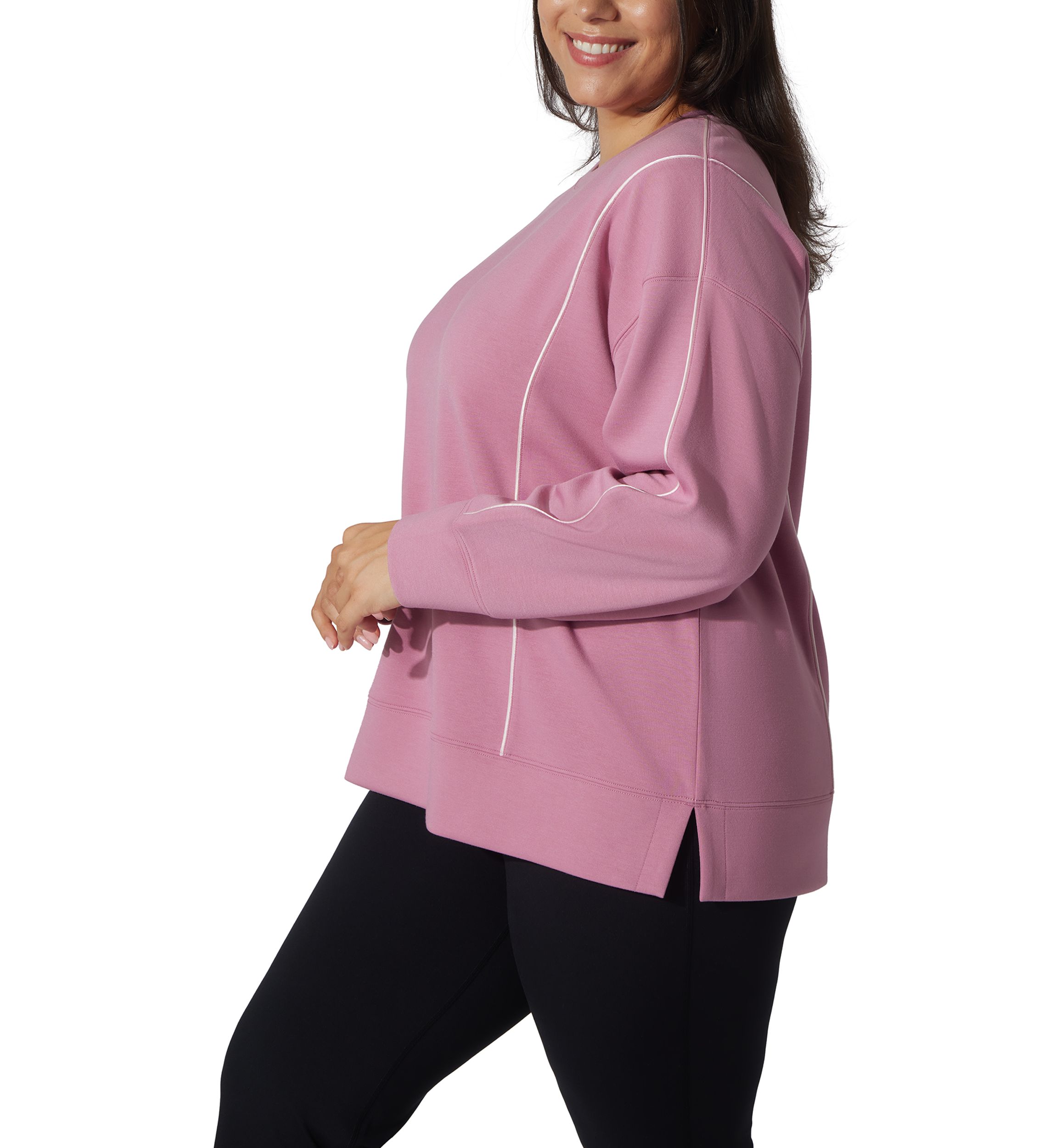 Plus Size Scuba Crew Pullover