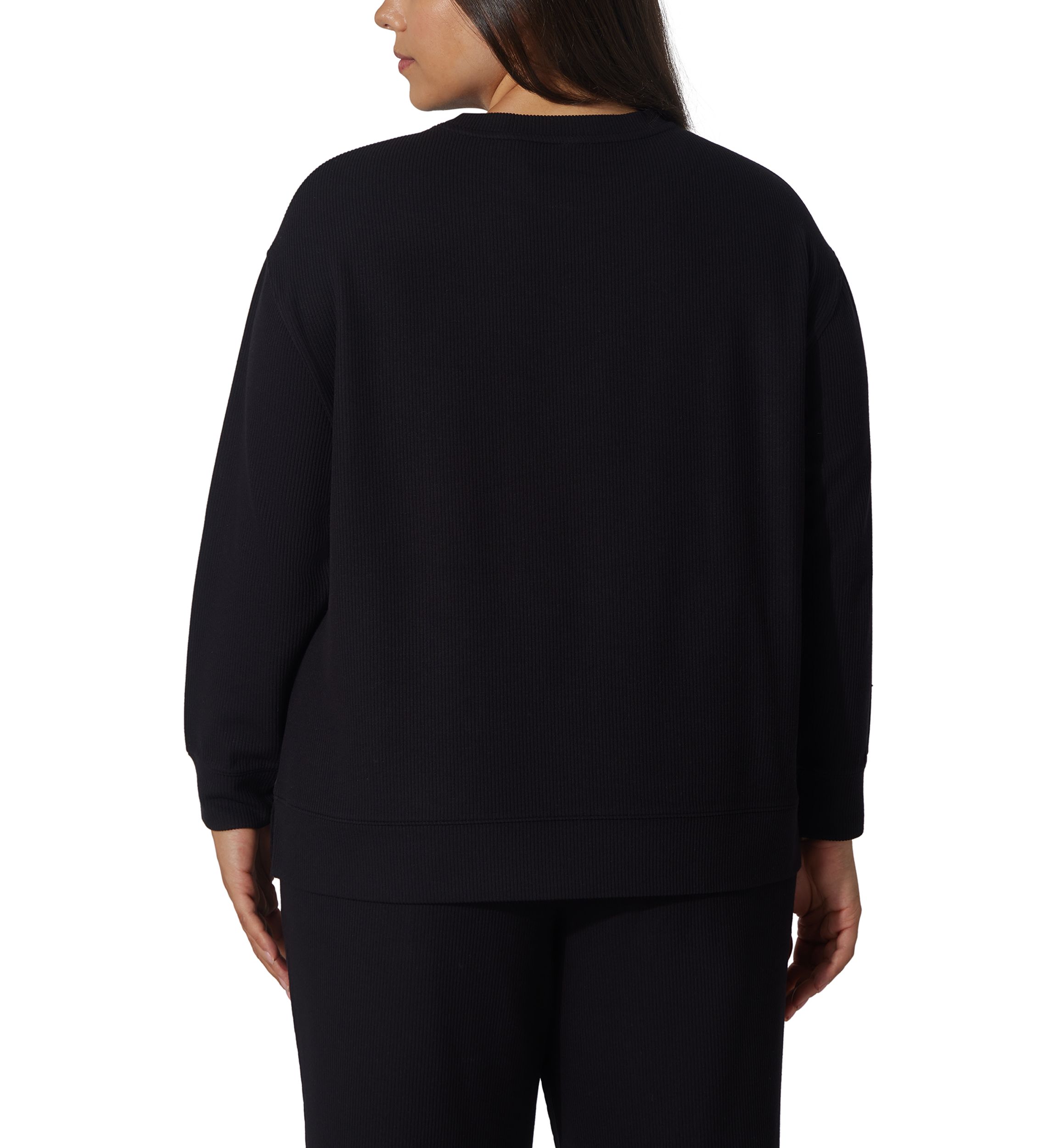 Plus Size Scruba Rib Crew Pullover