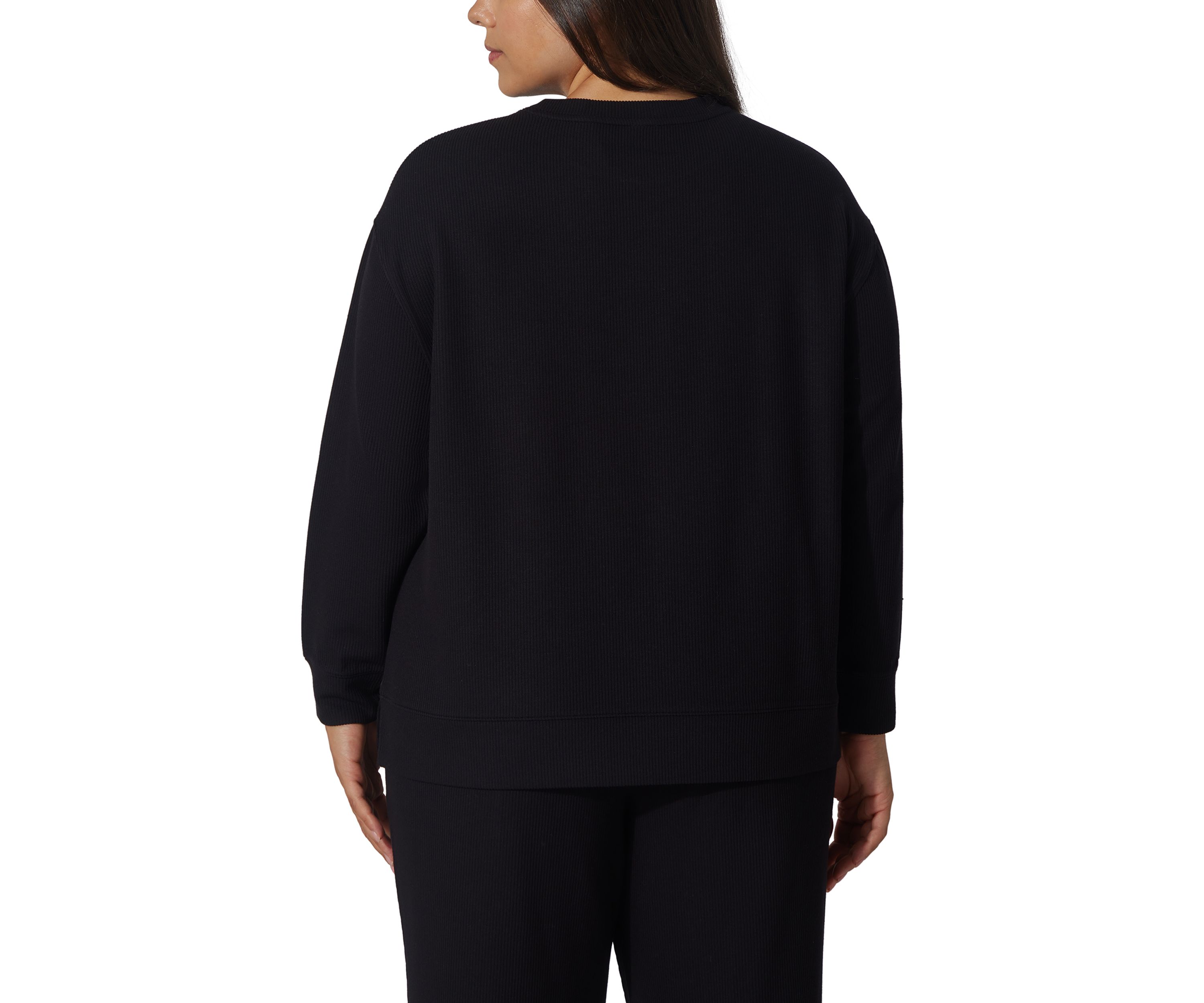 Plus Size Scruba Rib Crew Pullover