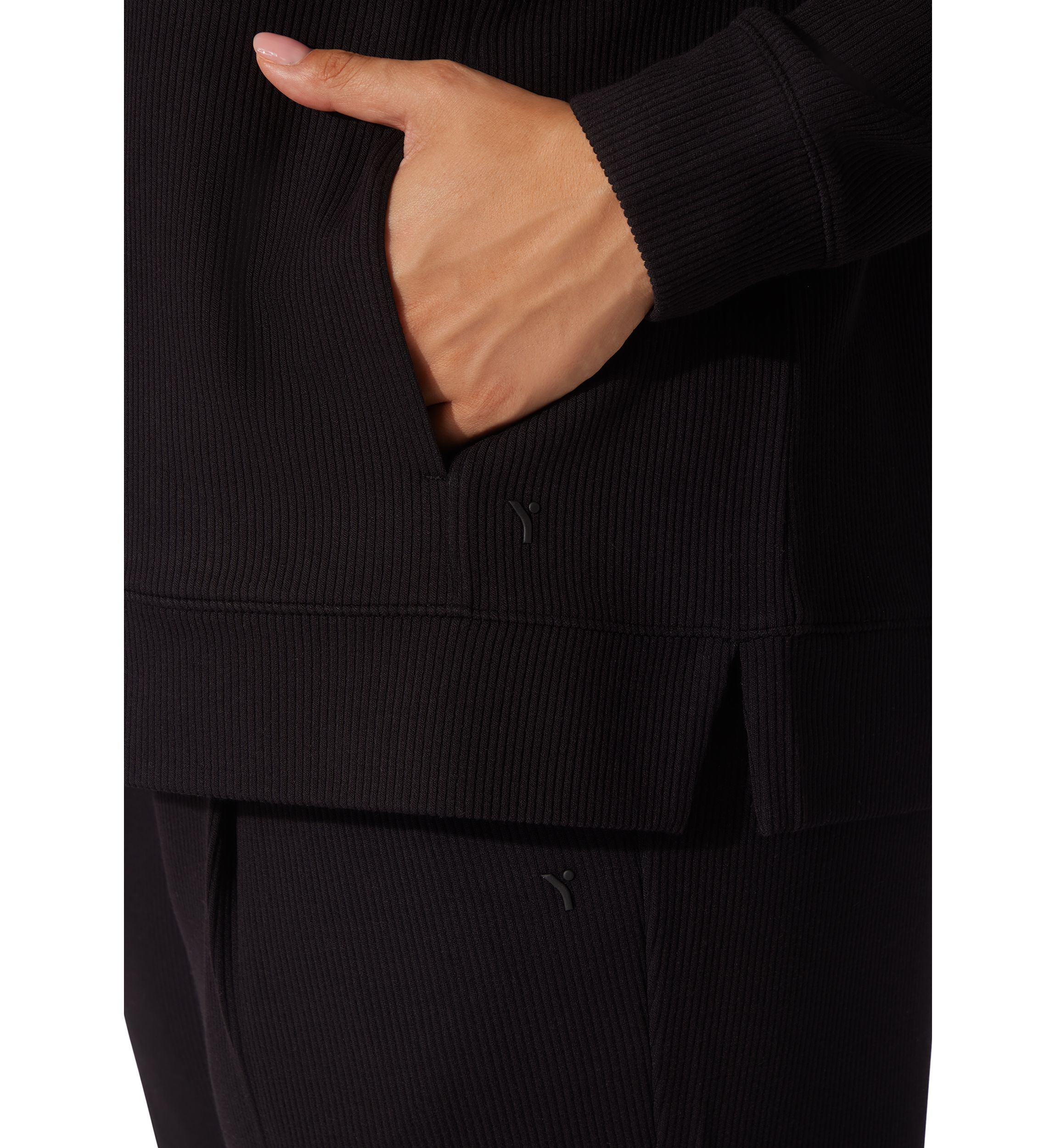 Plus Size Scruba Rib Crew Pullover
