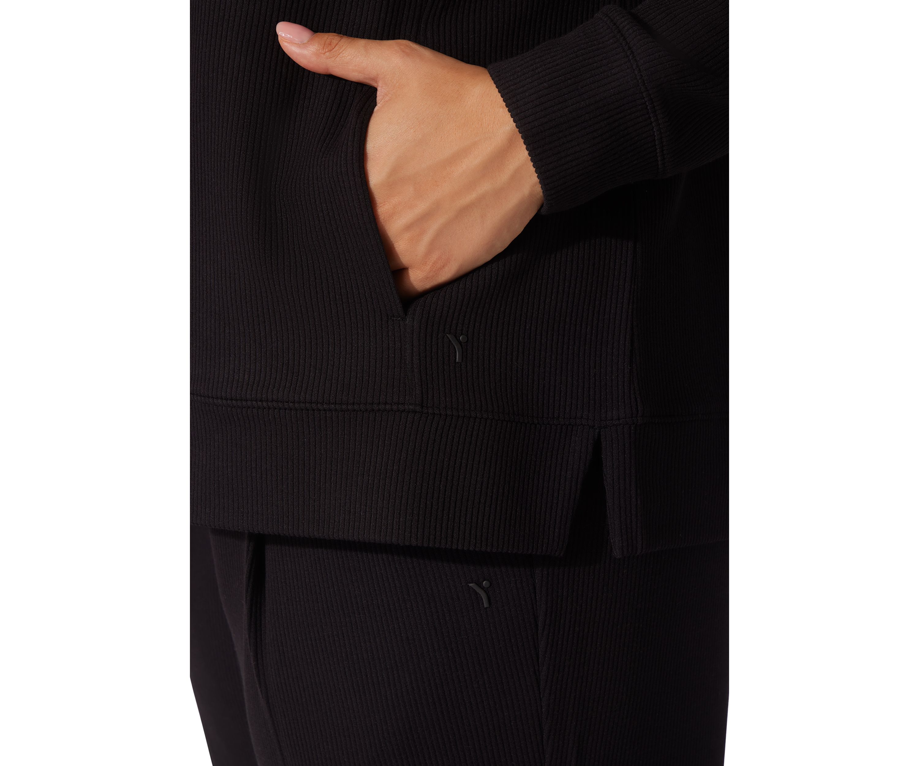Plus Size Scruba Rib Crew Pullover