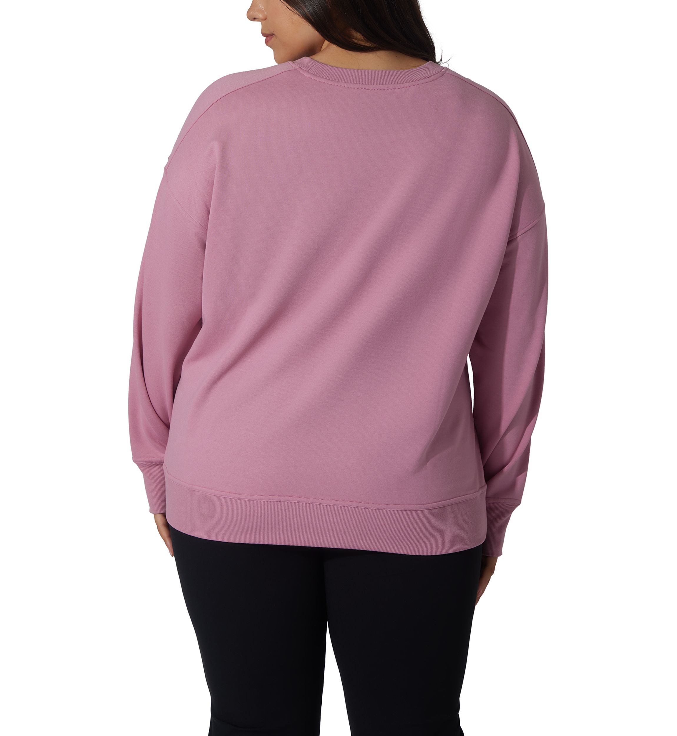 Plus Size Brushed Terry Eleven Crew Neck Shirt