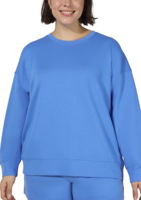 Yogalicious Women's Plus Size Softlite Tranquility Pullover Top, 3X