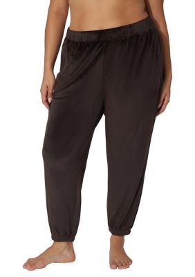 Yogalicious Women's Plus Size Velour Hannah Joggers, 3X