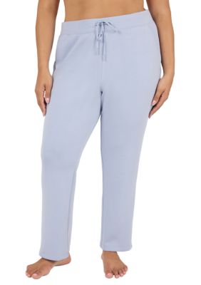 Yogalicious Women's Plus Size Sandwash Softlite Avenue Straight Pants, 3XL