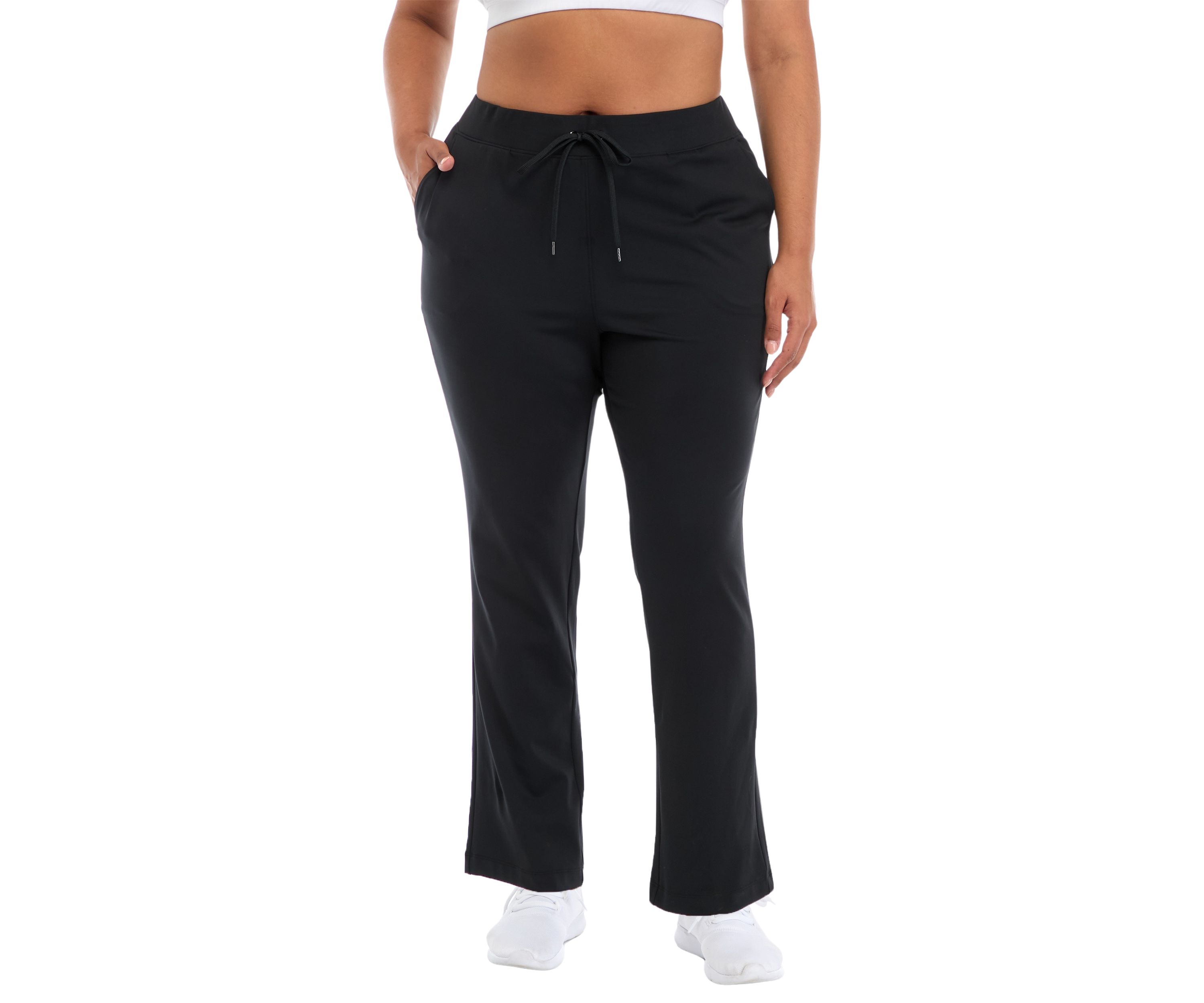 Plus Size Lux Avenue Straight Leg Pants