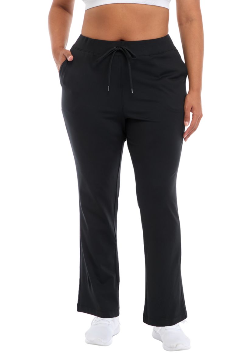Plus Size Lux Avenue Straight Leg Pants