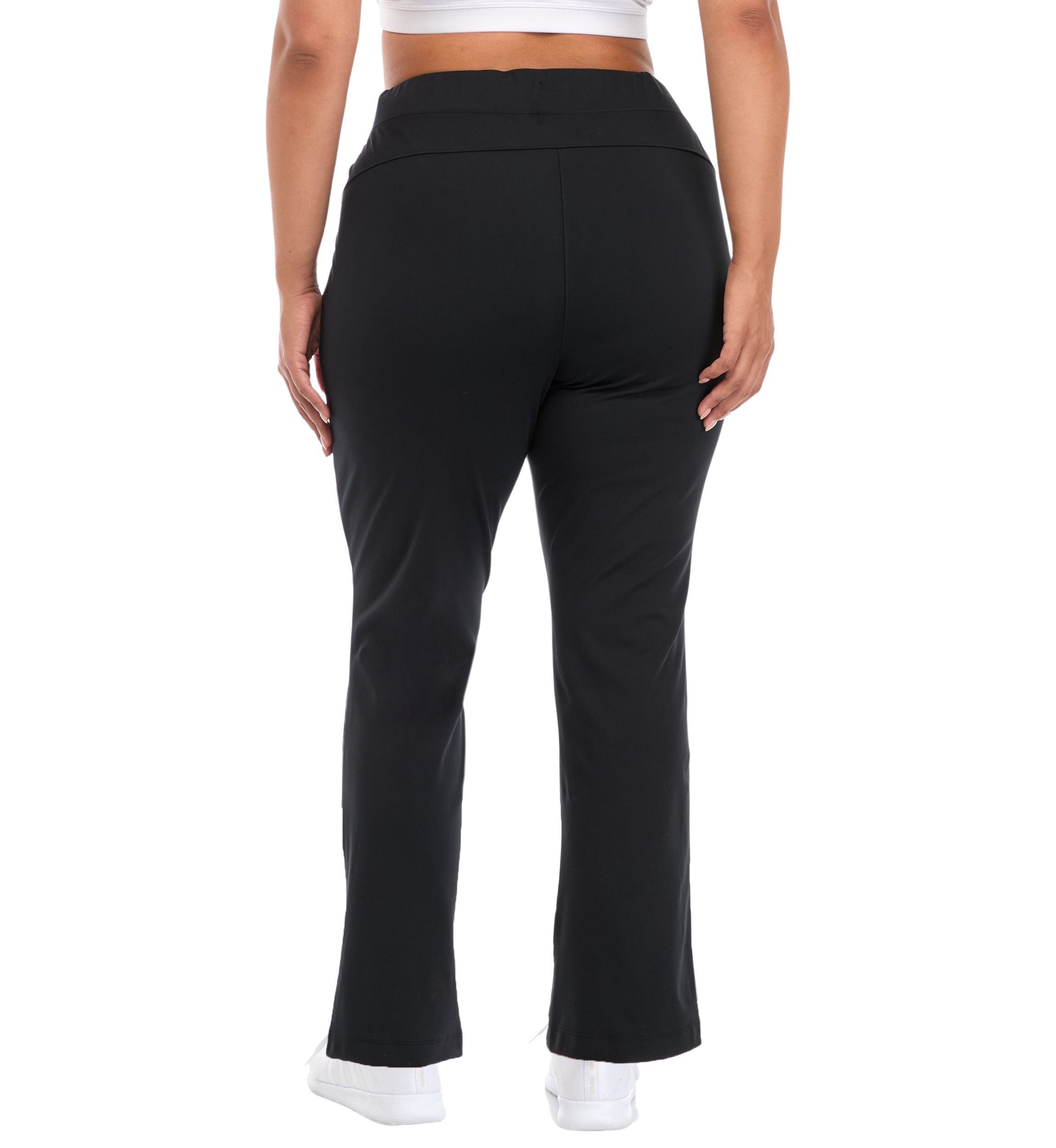 Plus Size Lux Avenue Straight Leg Pants