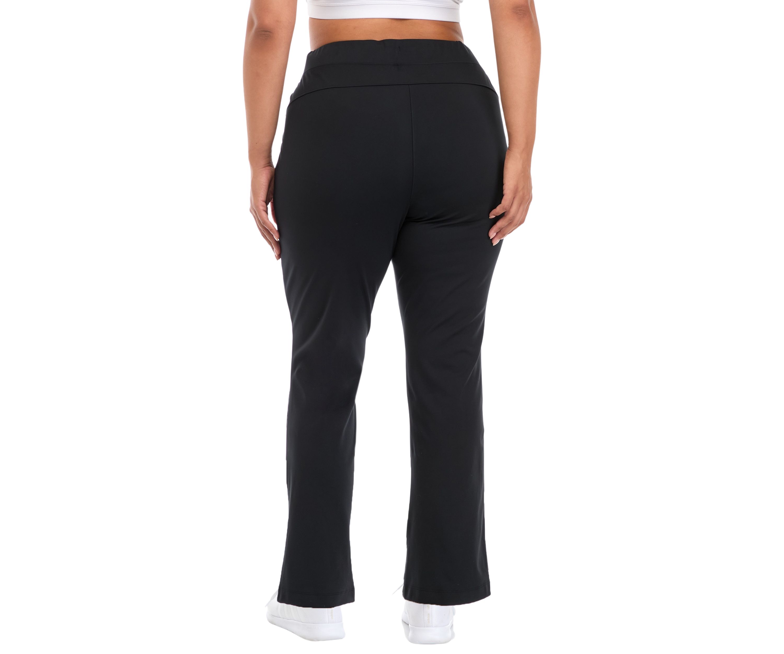Plus Size Lux Avenue Straight Leg Pants