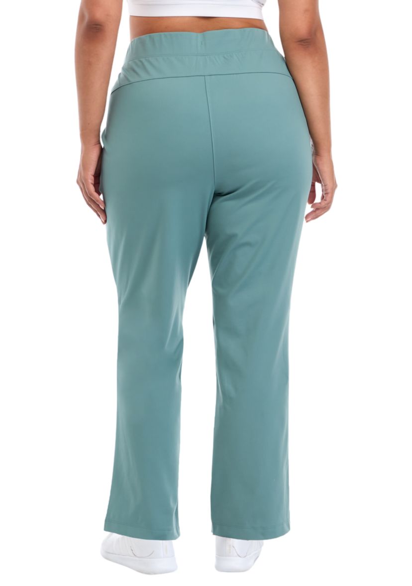 Plus Size Lux Avenue Straight Leg Pants