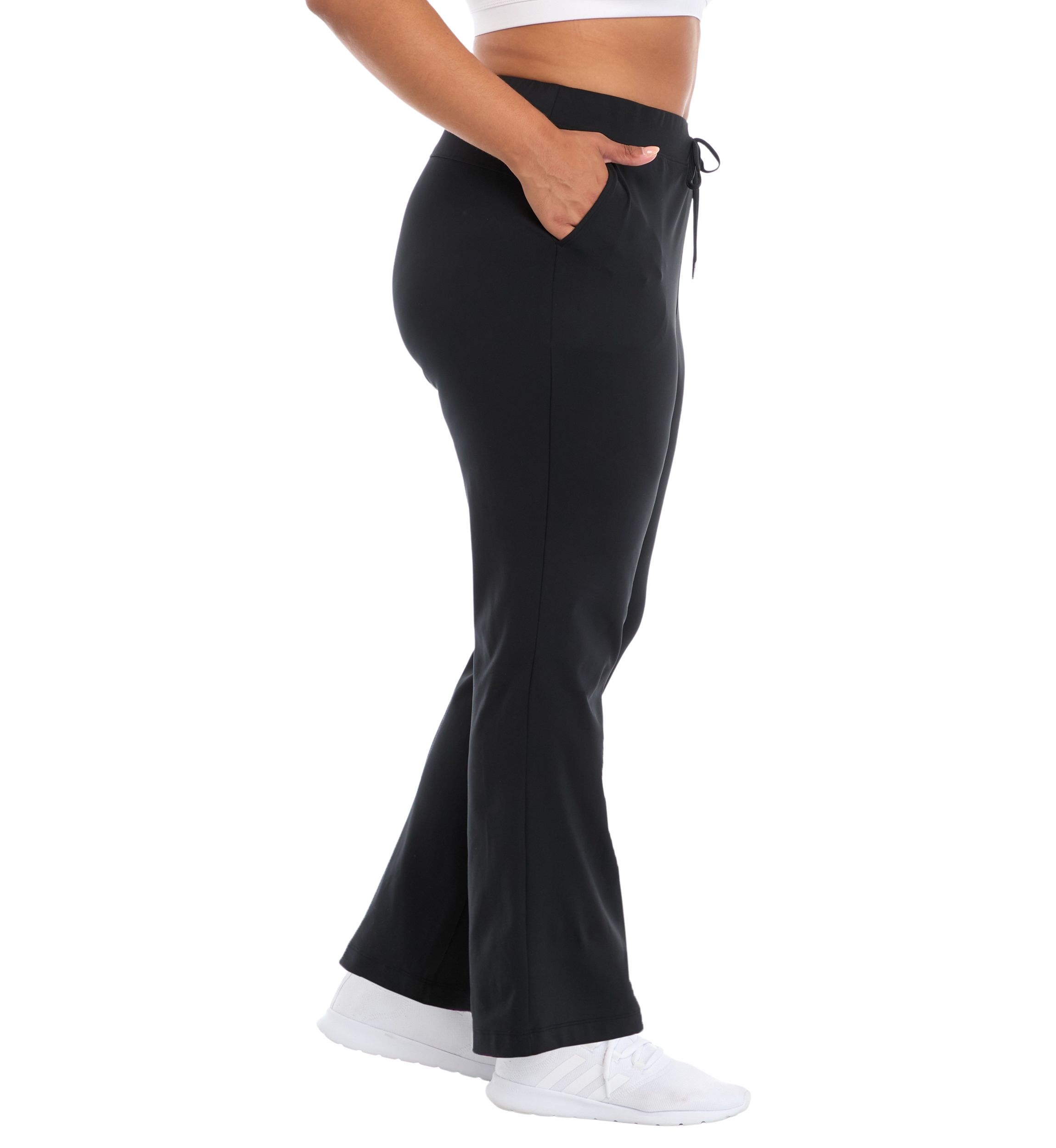 Plus Size Lux Avenue Straight Leg Pants