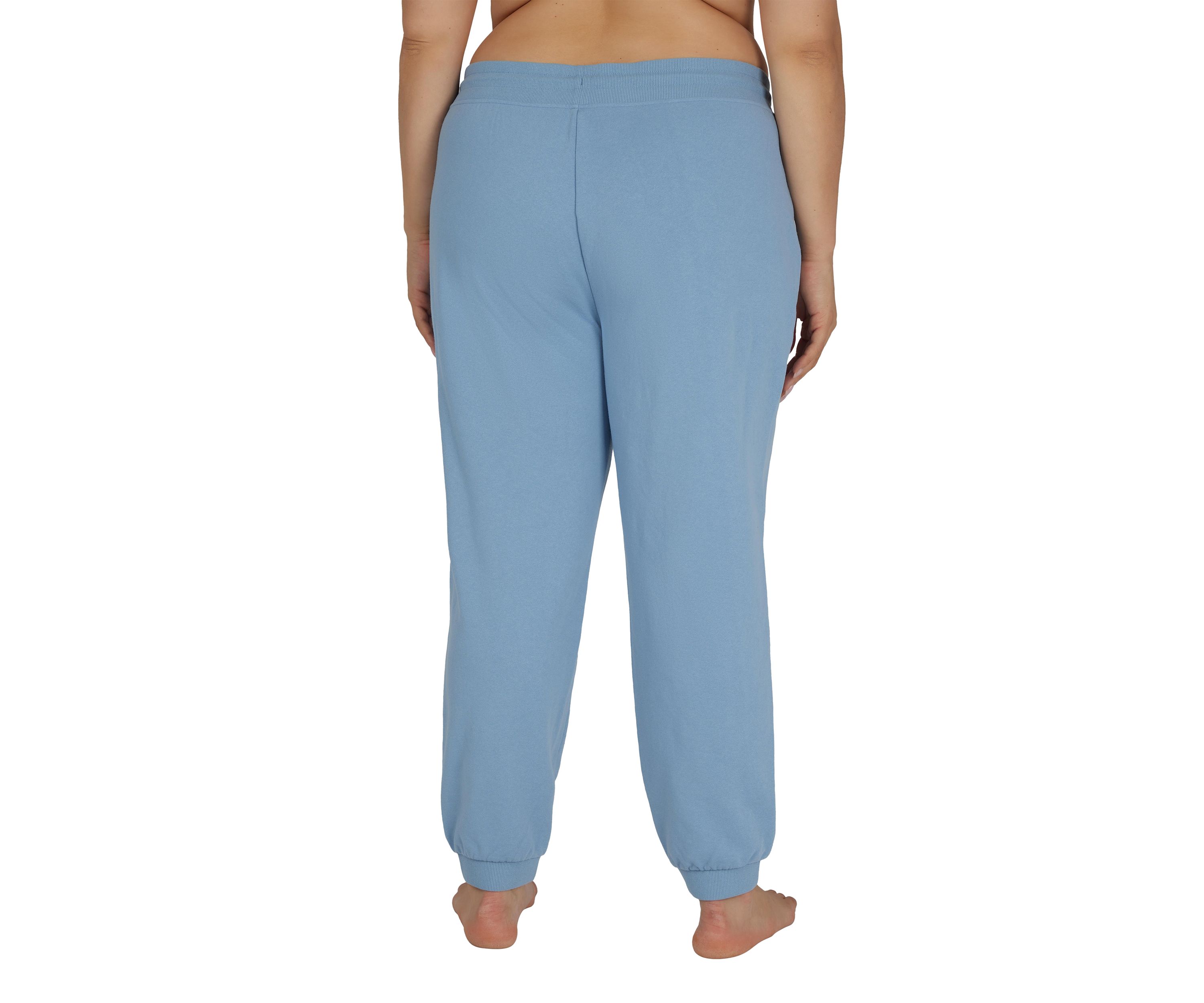 Plus Size Terry Chill Vibes Printed Jogger Pants