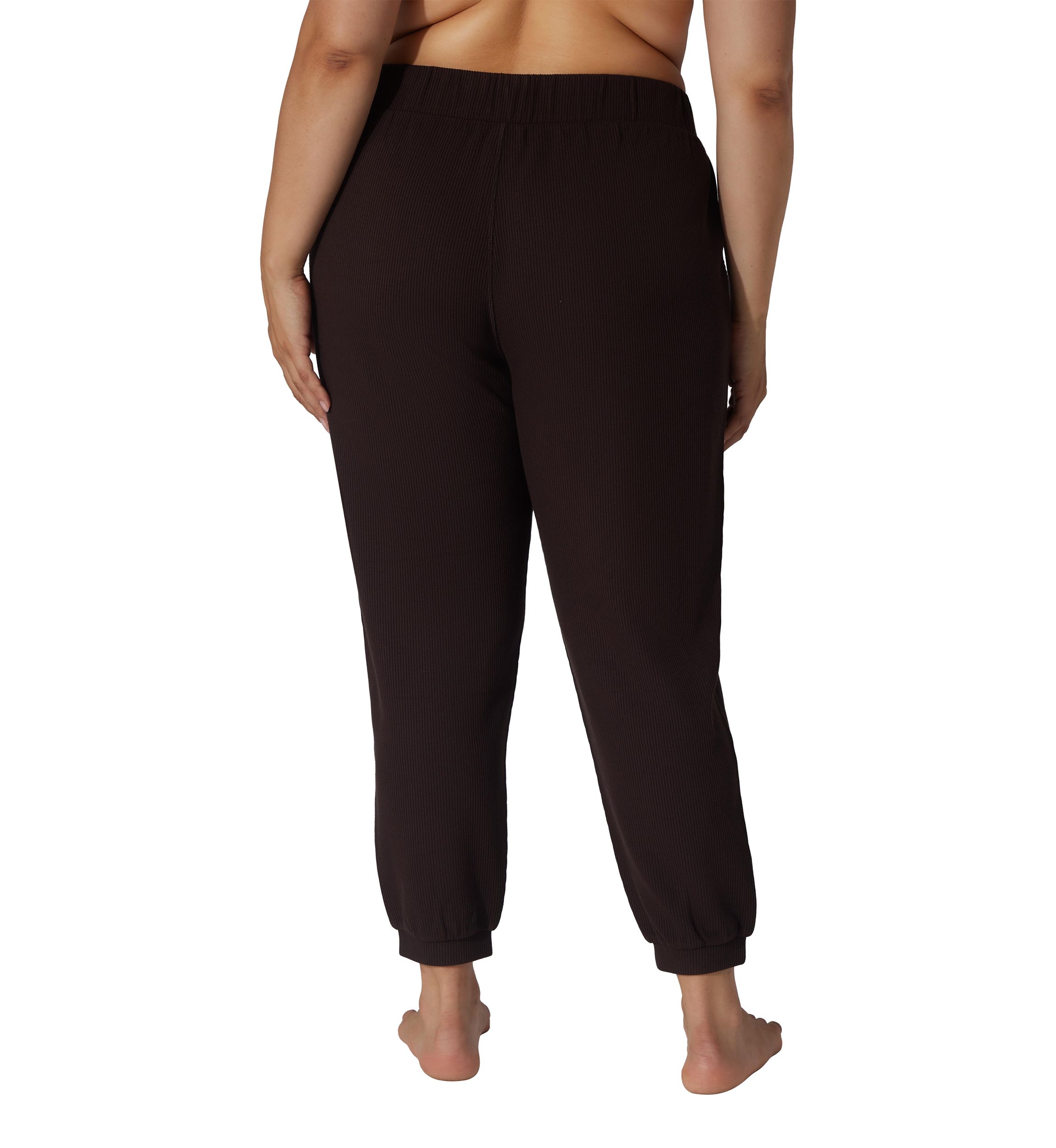 Plus Size Scuba Rib Joggers