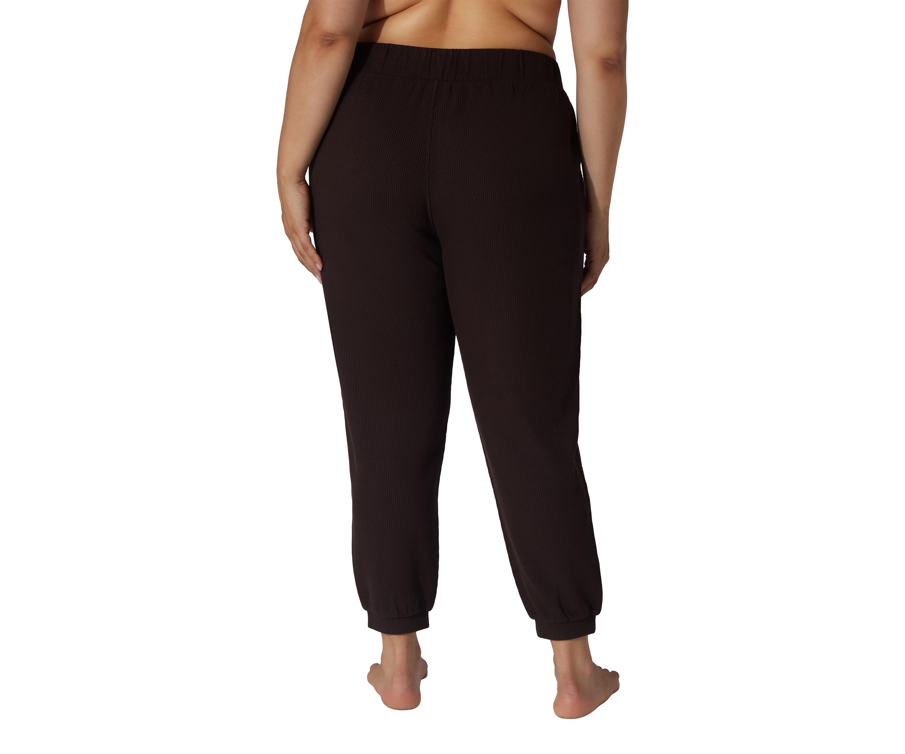 Plus Size Scuba Rib Joggers