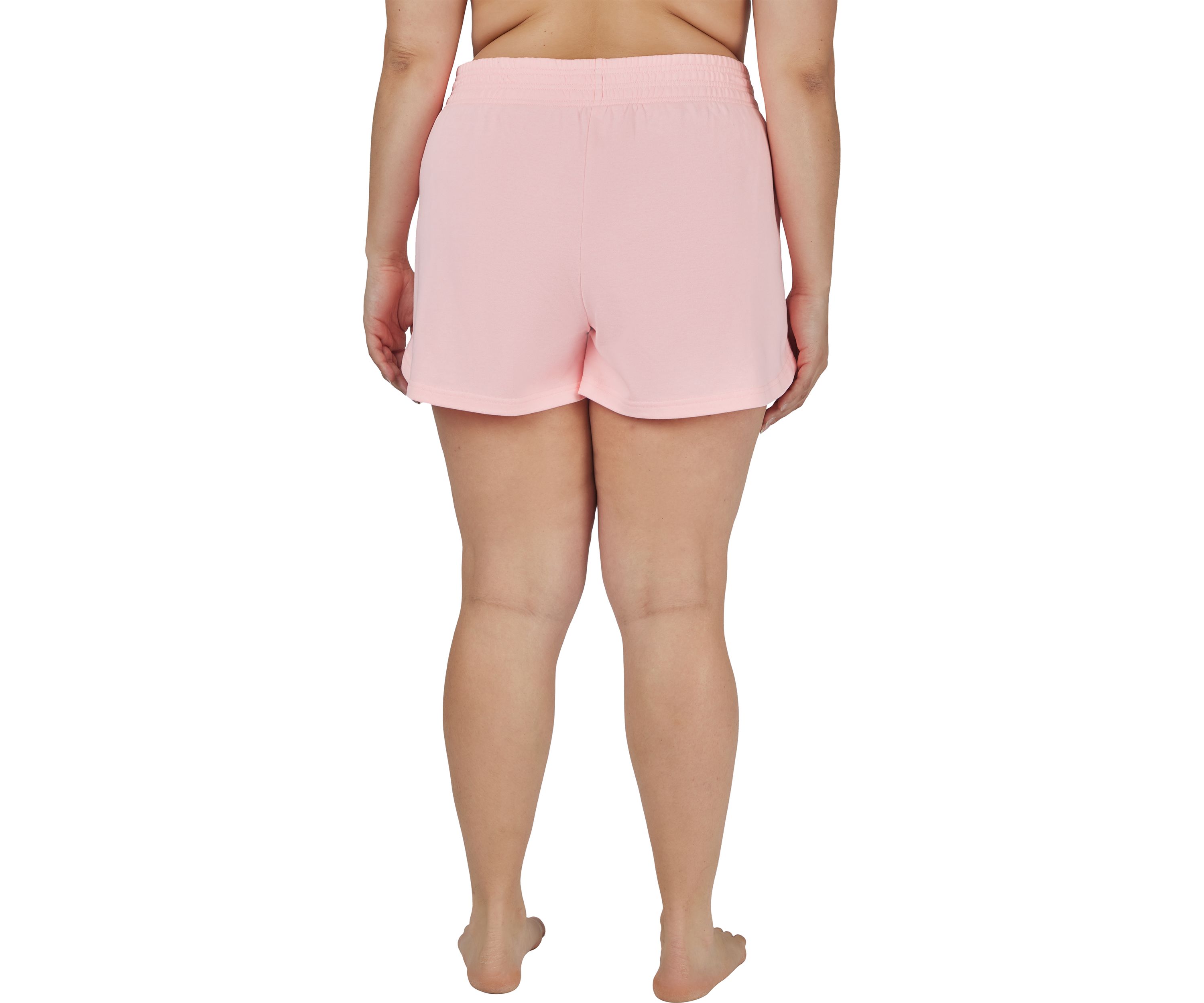 Plus Size Stone Wash Up Shore Shorts