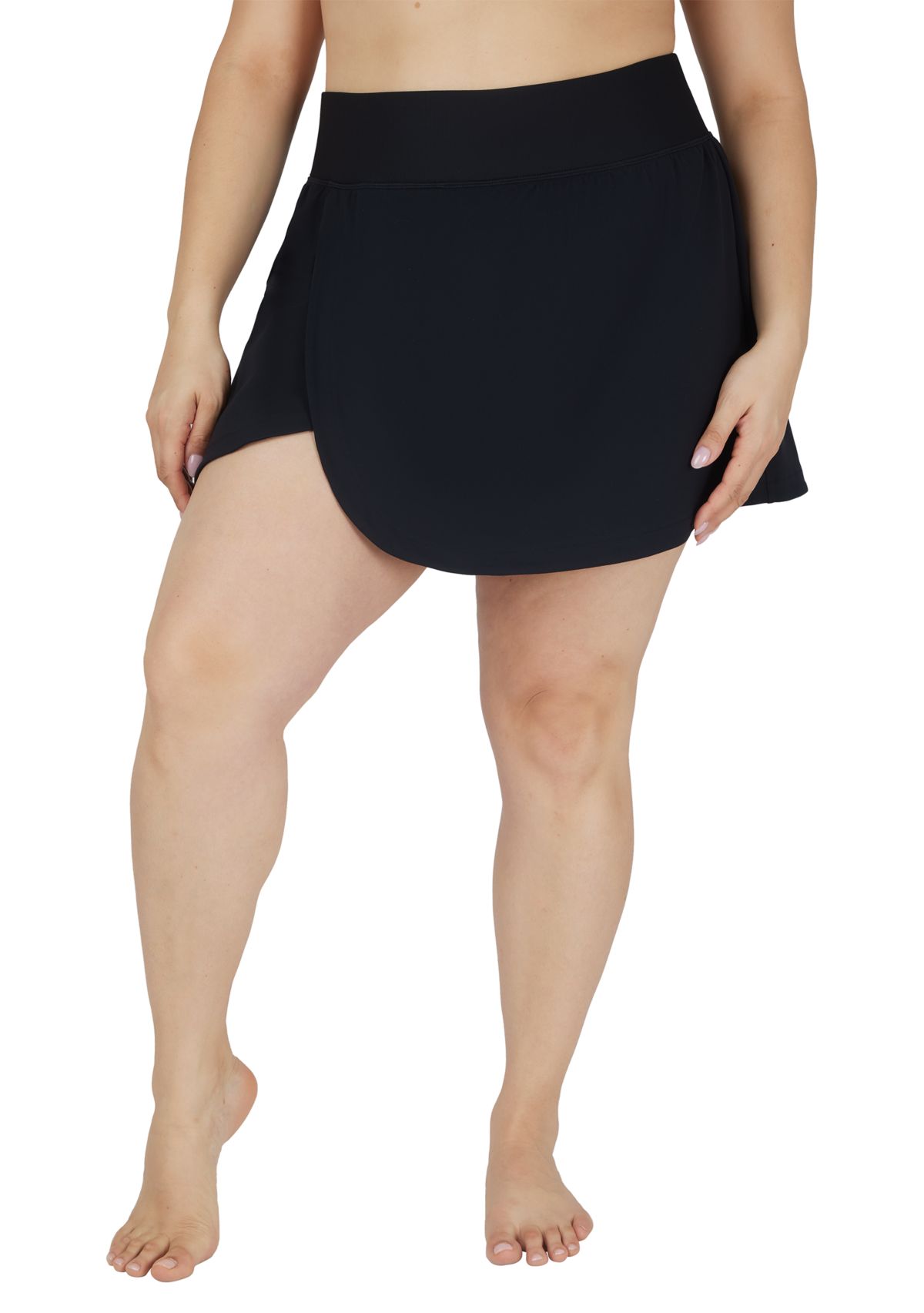 Plus Size Wonderlink Floret Tulip Skort