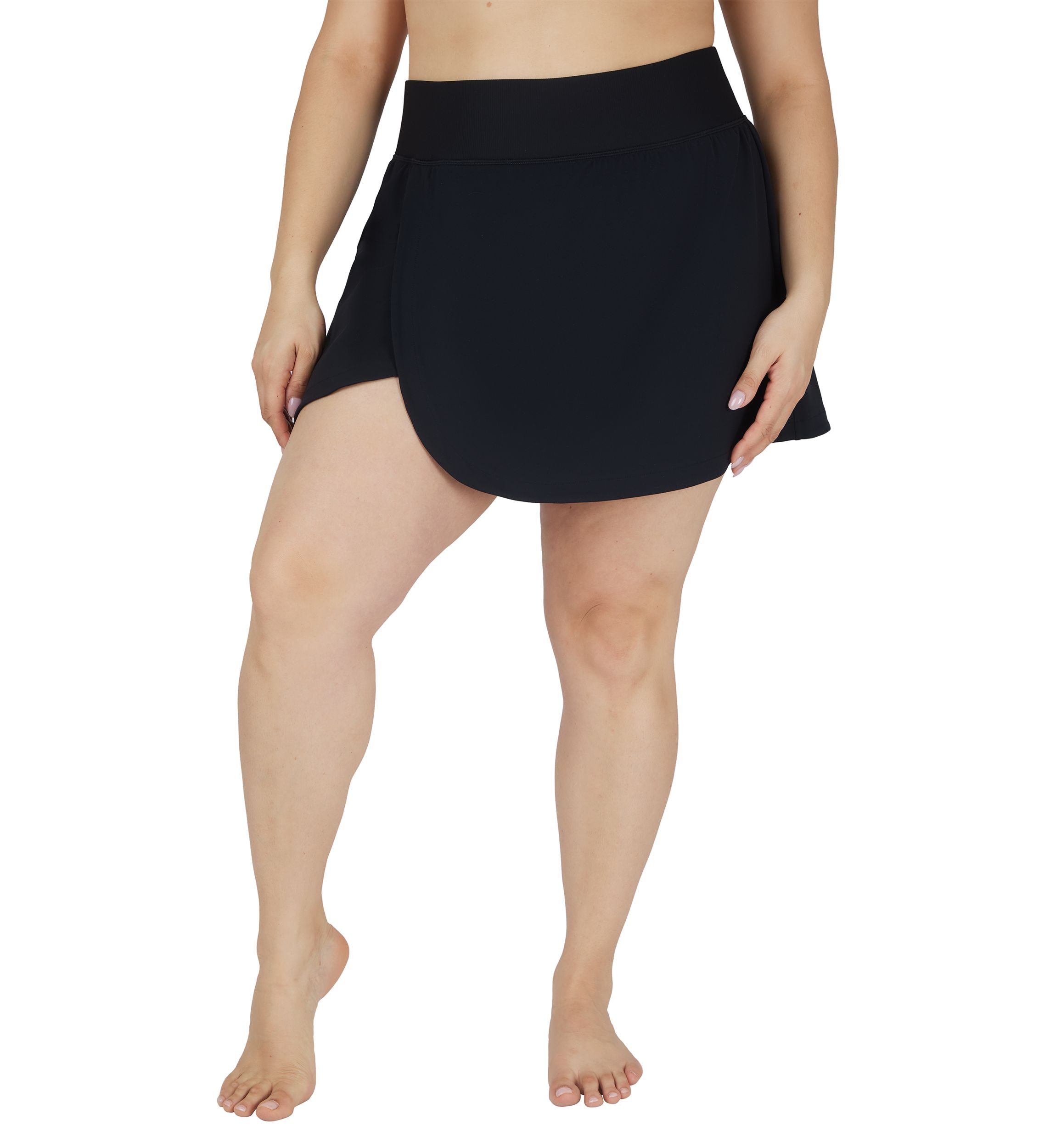Plus Size Wonderlink Floret Tulip Skort