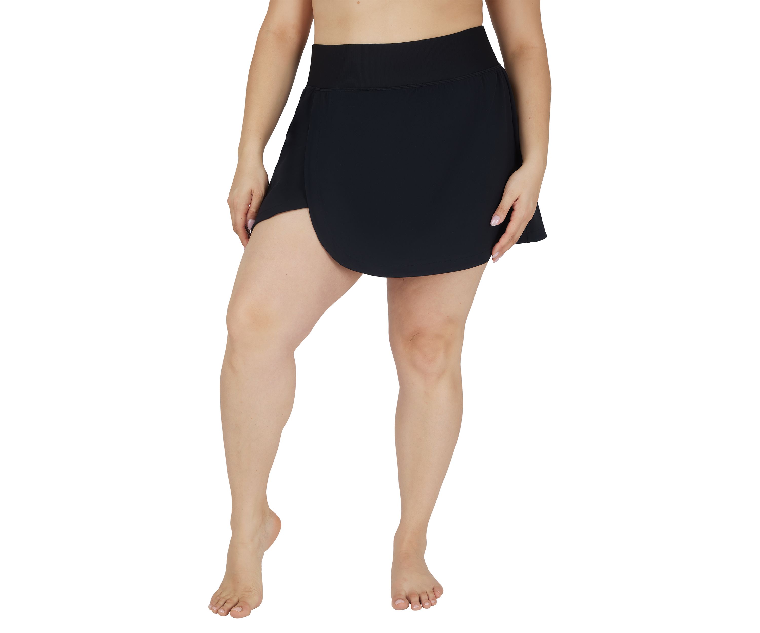 Plus Size Wonderlink Floret Tulip Skort