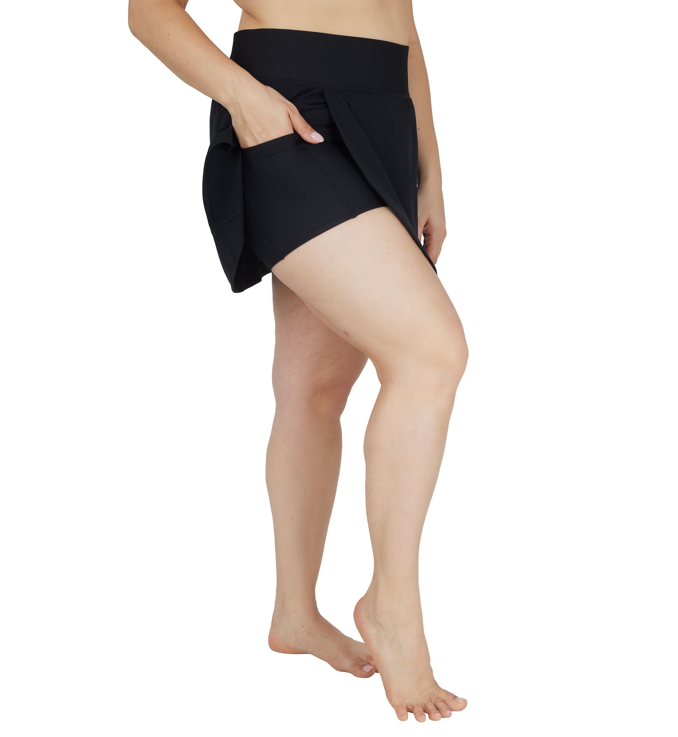 Plus Size Wonderlink Floret Tulip Skort