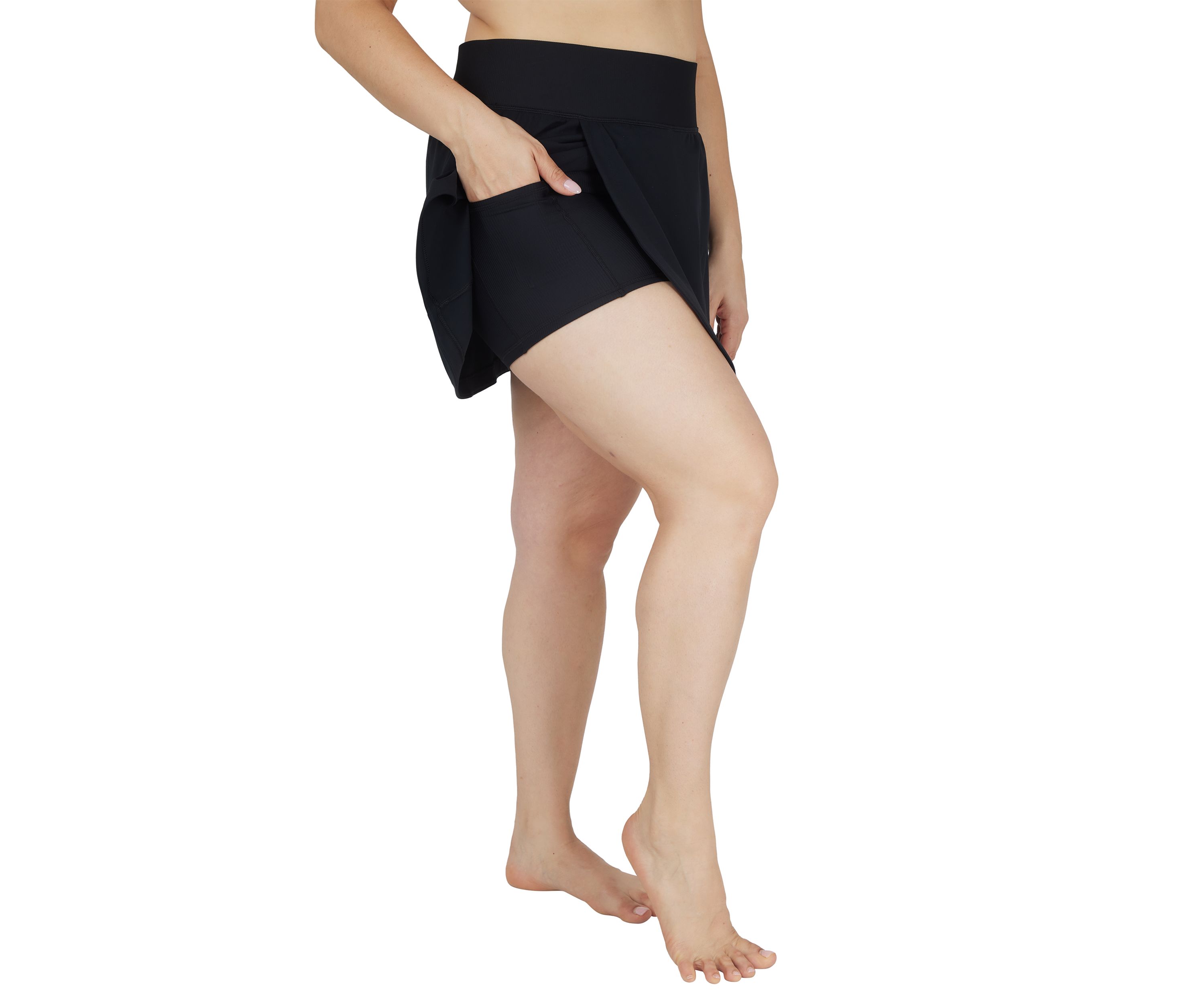 Plus Size Wonderlink Floret Tulip Skort