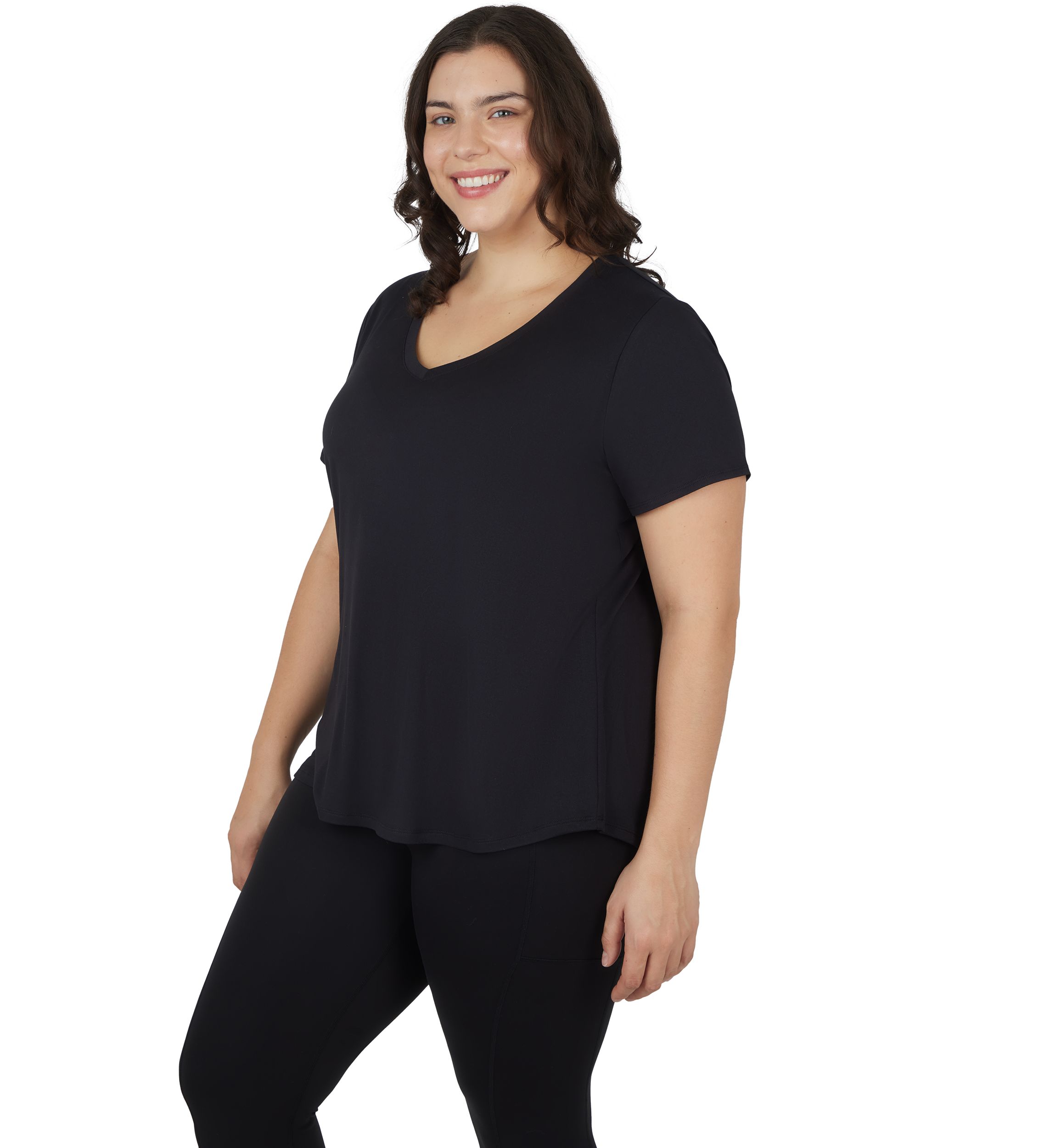 Plus Size V-Neck T-Shirt