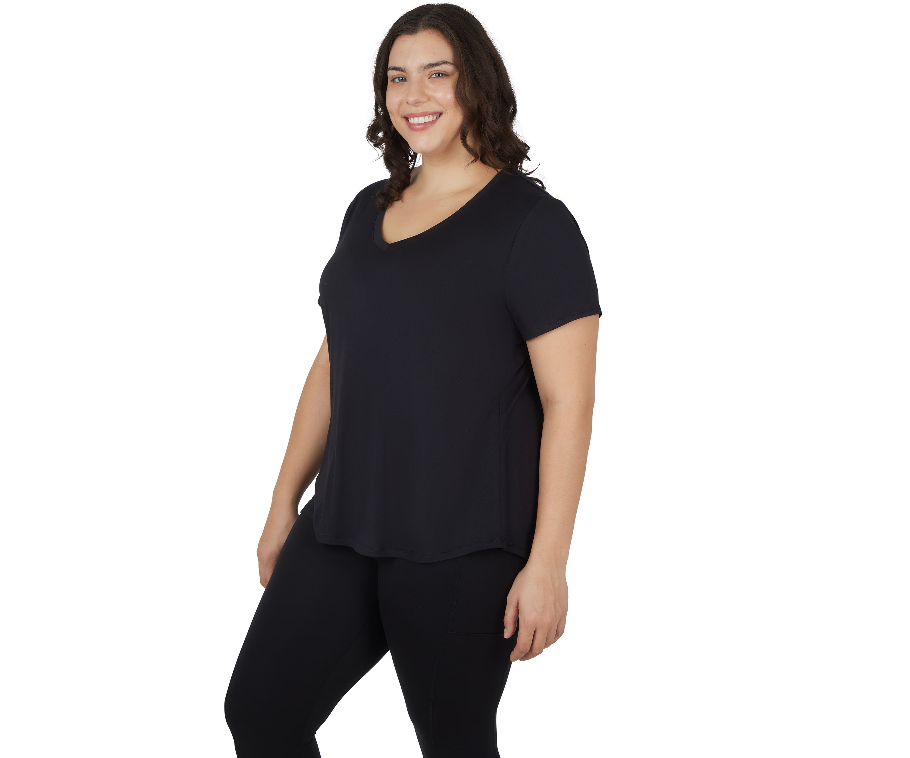 Plus Size V-Neck T-Shirt