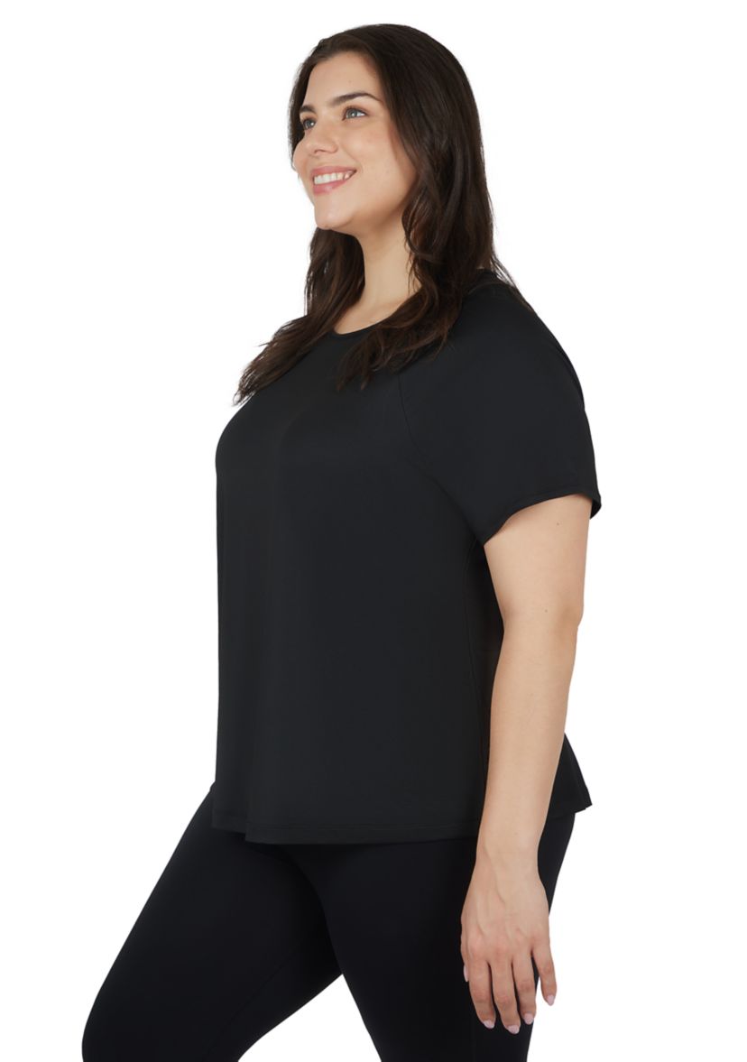 Plus Size Crew Neck Raglan Tessa T-Shirt