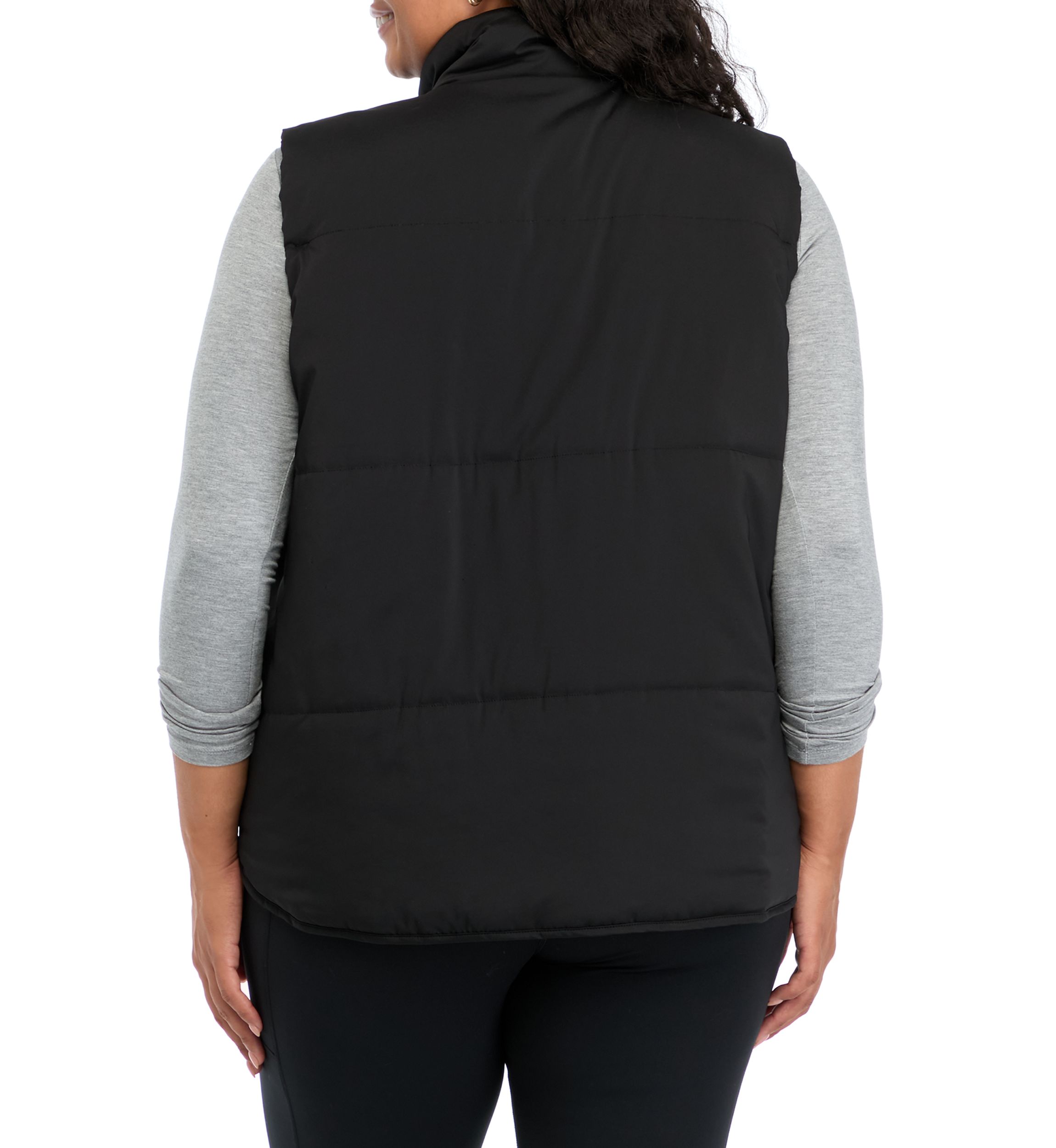Plus Size Below Zero Puffer Vest 