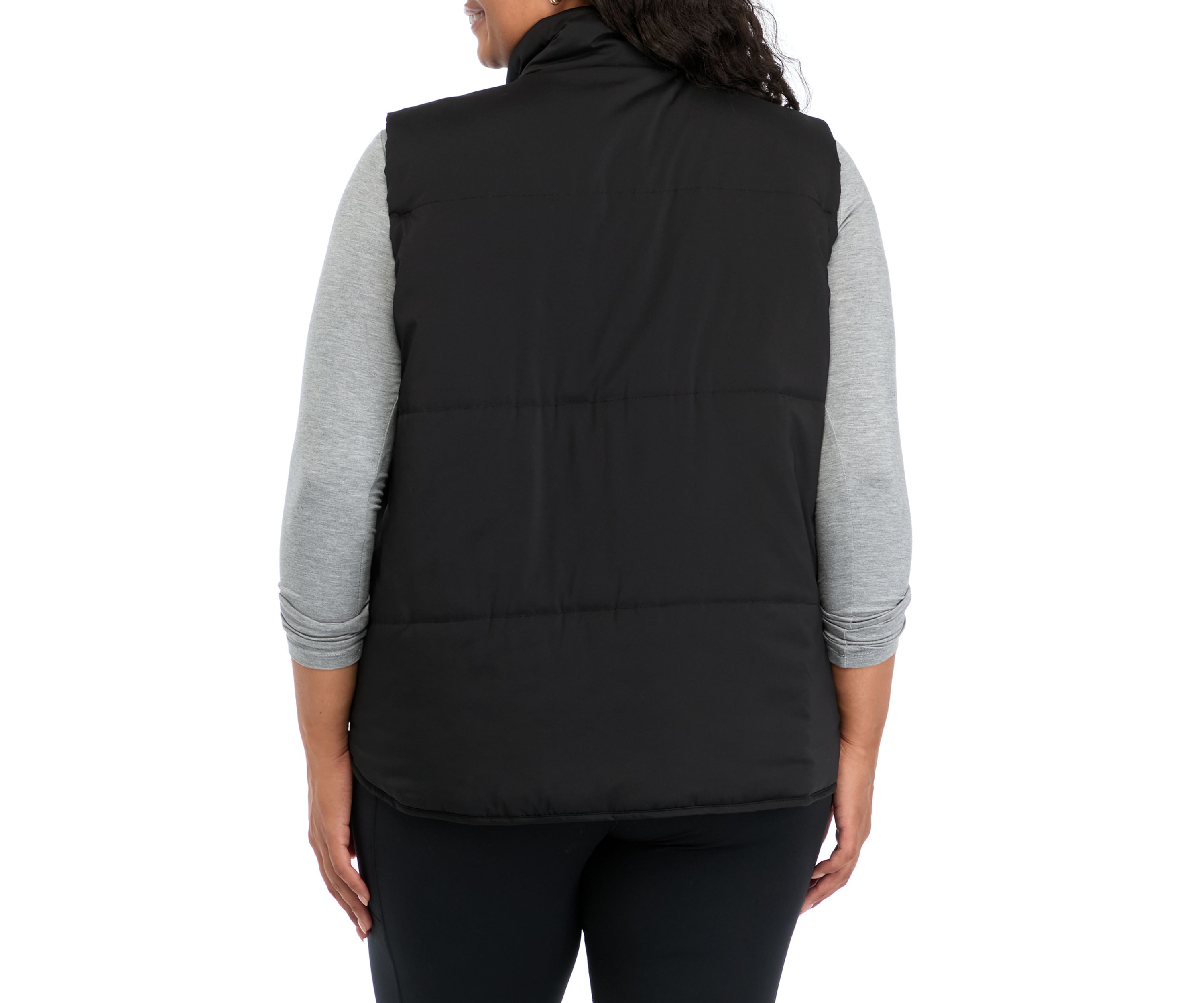 Plus Size Below Zero Puffer Vest 