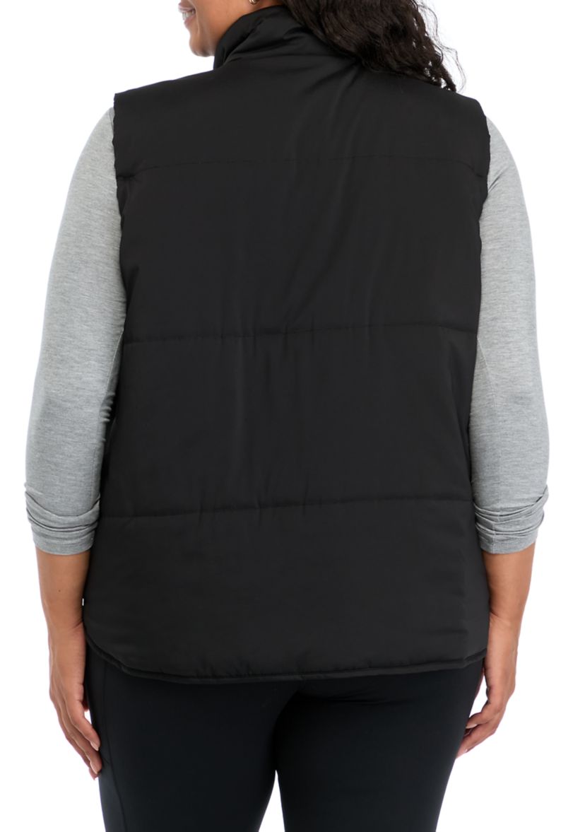 Plus Size Below Zero Puffer Vest 