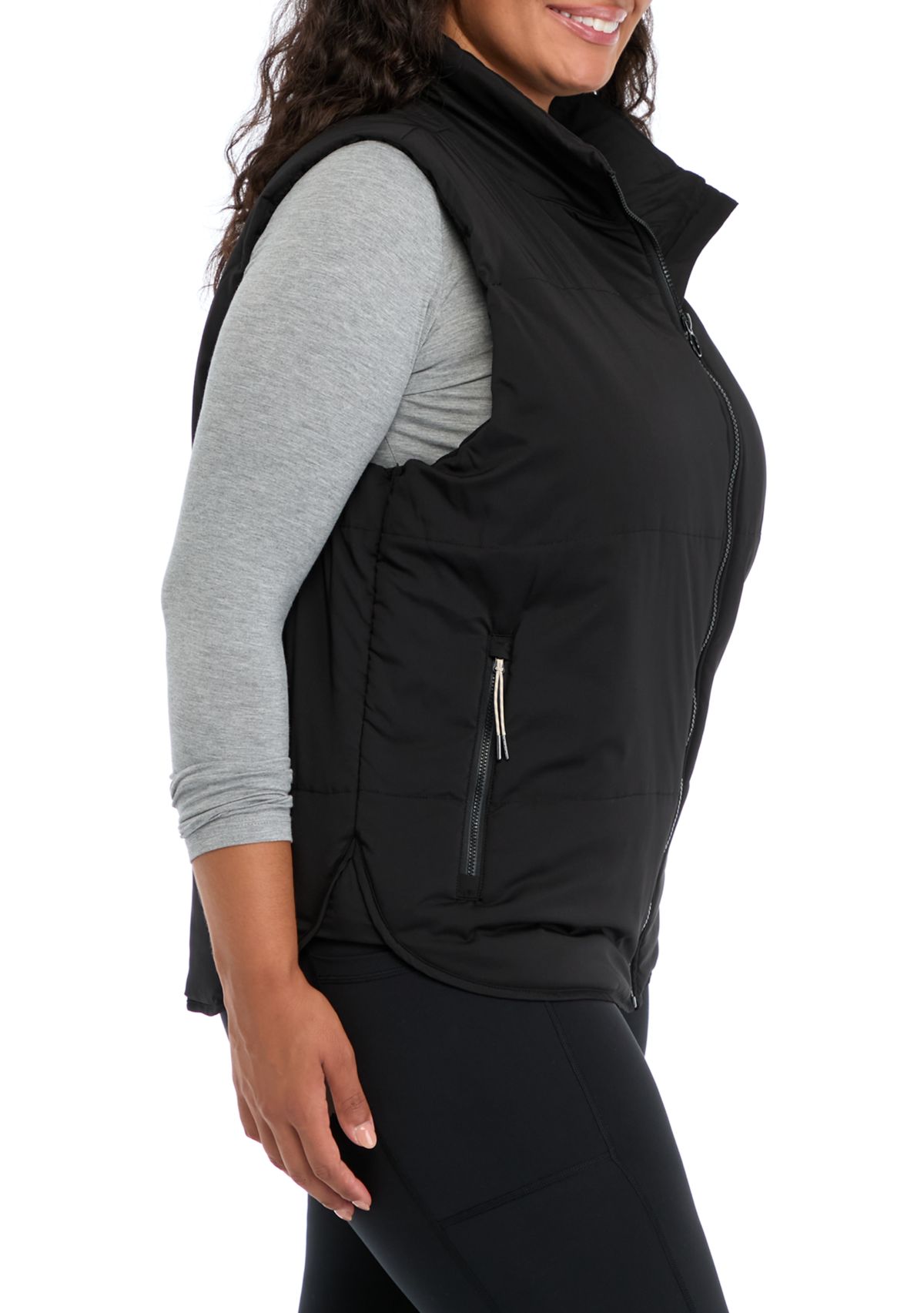 Plus Size Below Zero Puffer Vest 