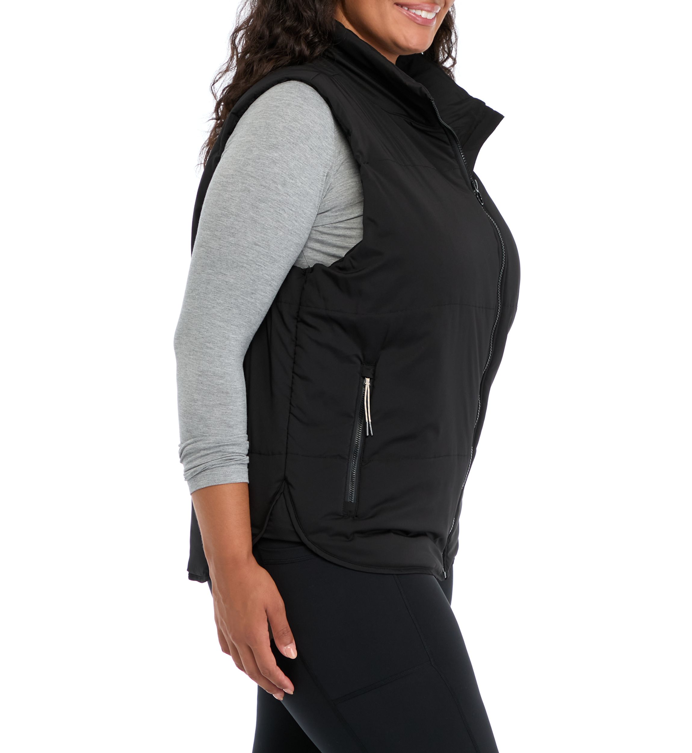 Plus Size Below Zero Puffer Vest 