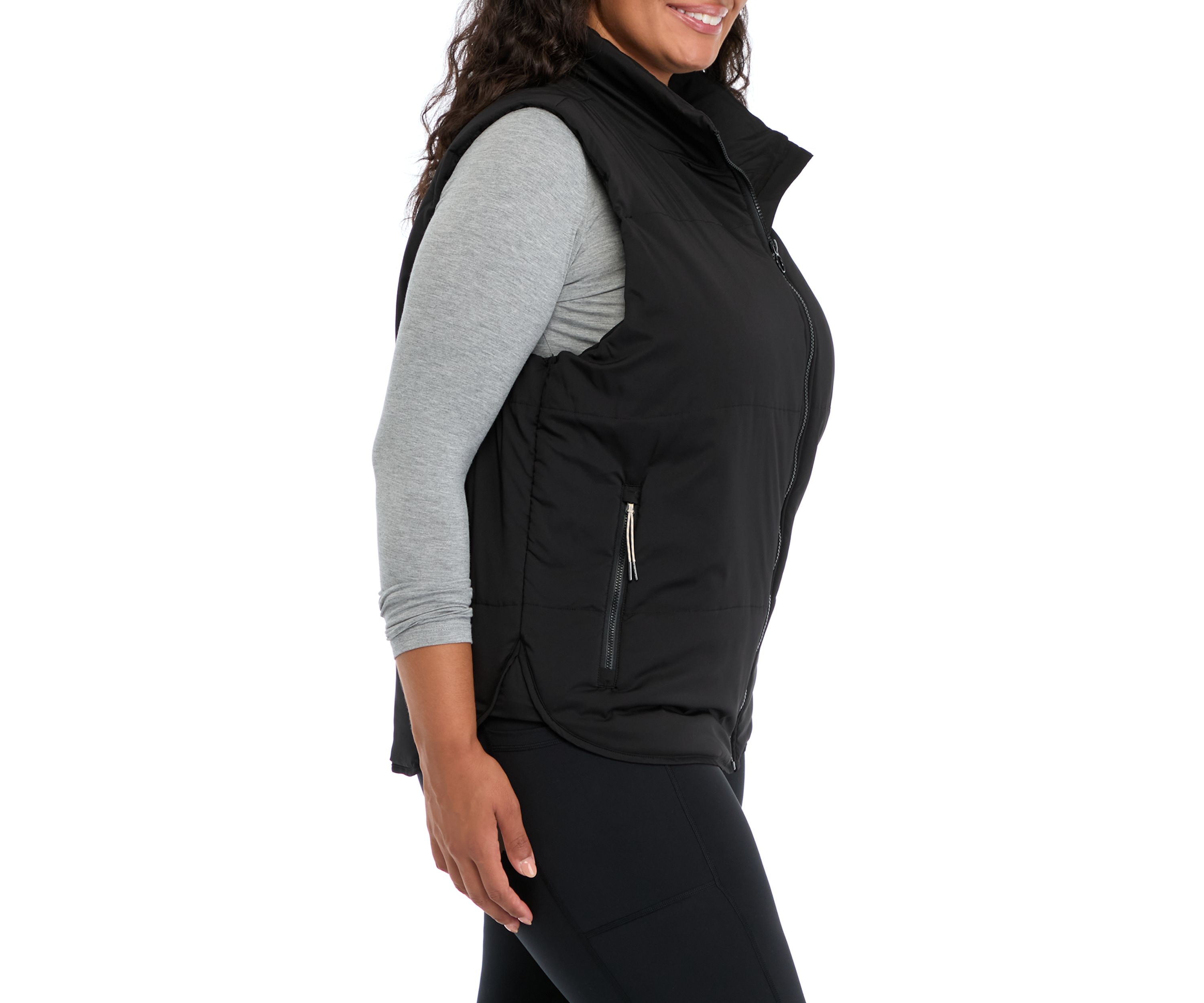 Plus Size Below Zero Puffer Vest 