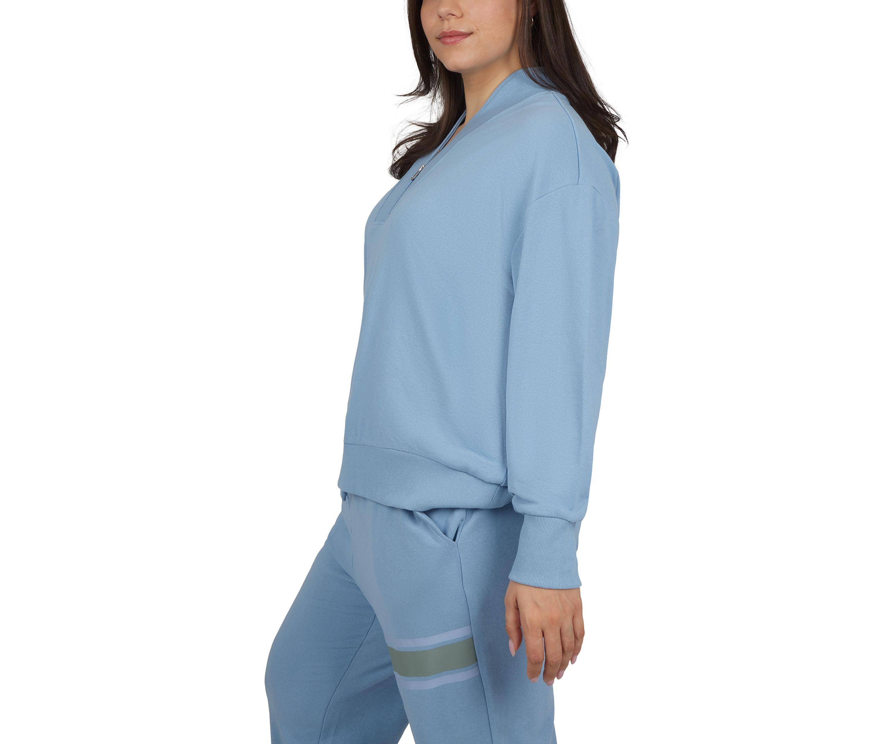 Plus Size Terry Supercharge 1/2 Zip Pullover