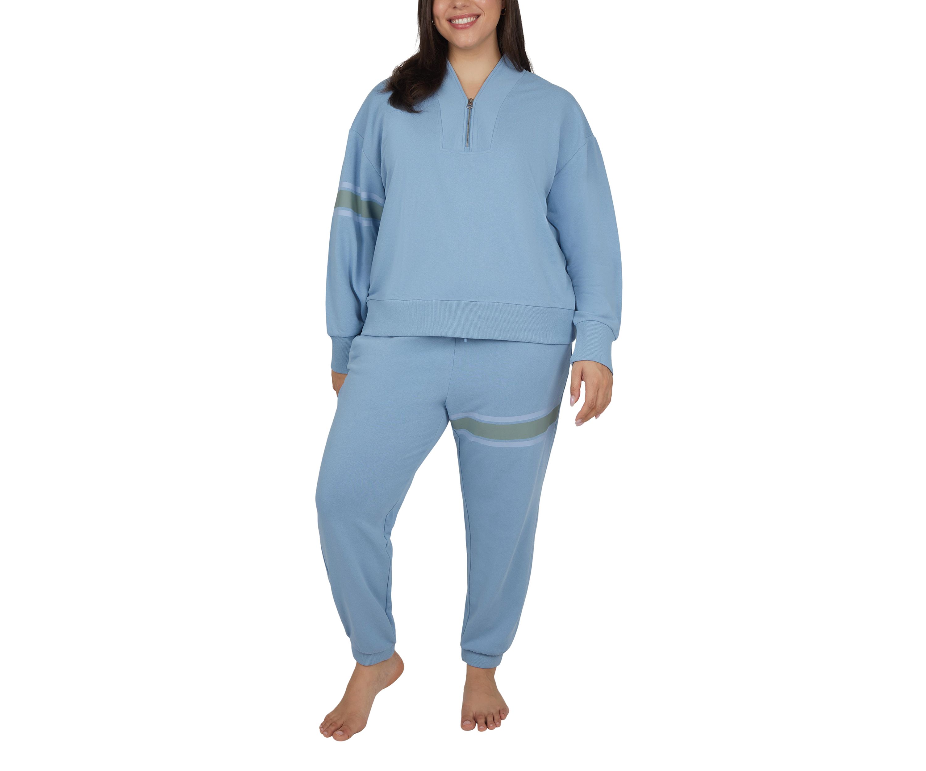 Plus Size Terry Supercharge 1/2 Zip Pullover