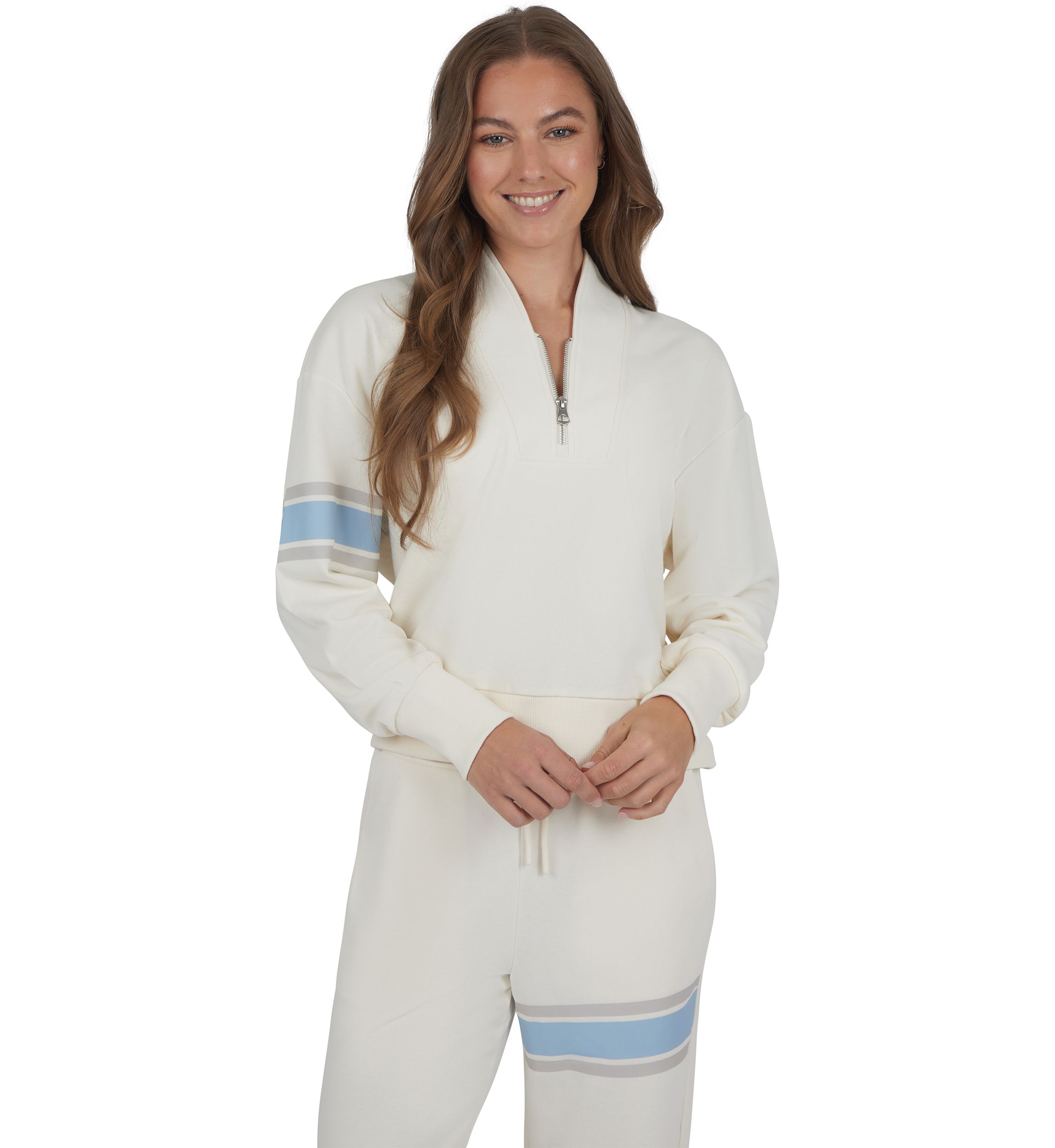 Womens Terry Supercharged 1/2 Zip Pullover